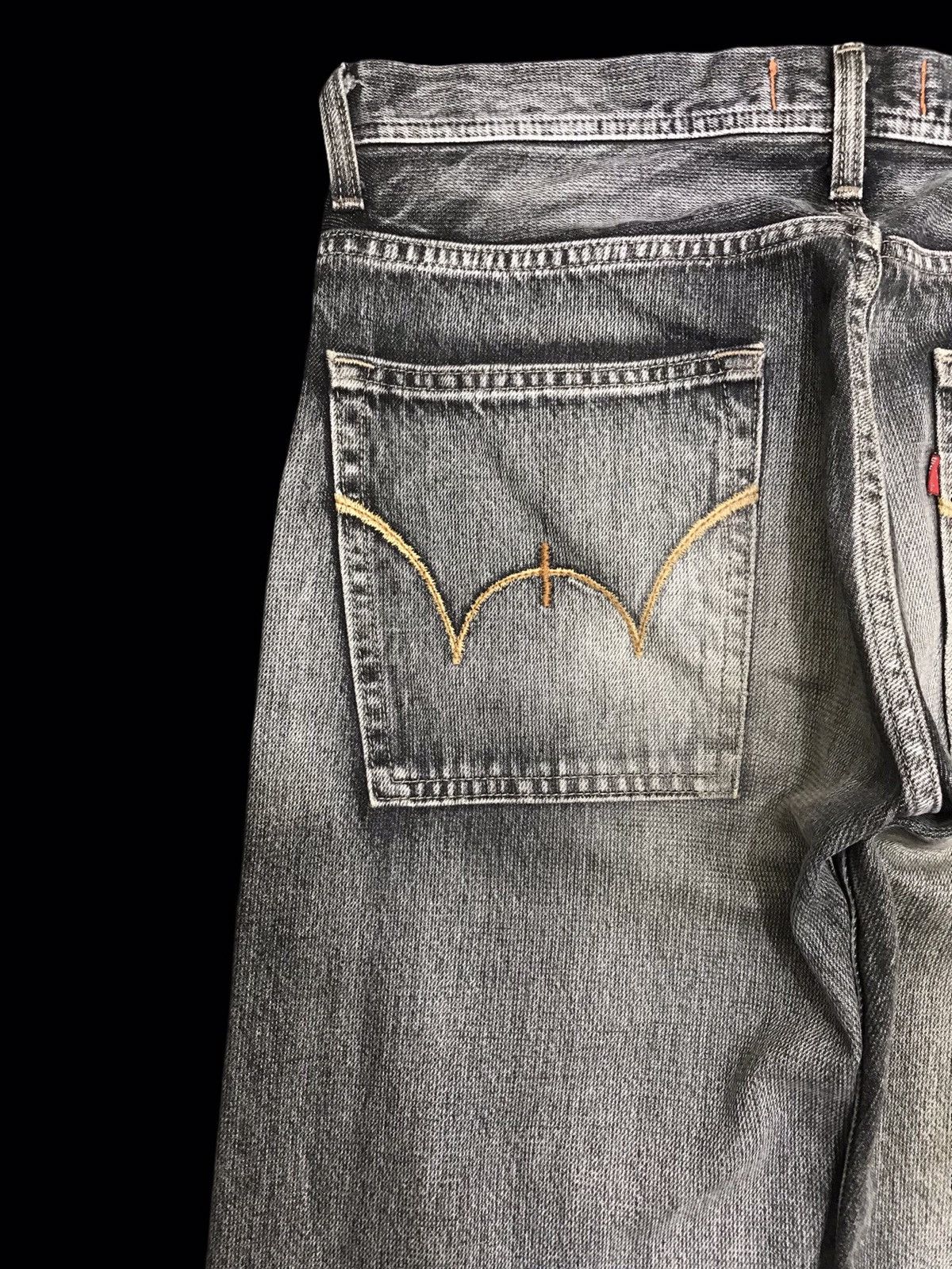 Edwin 💥ARCHIVAL💥VERY RARE EDWIN E-FUNCTION BLACK WASH DENIM F350 Size US 32 / EU 48 - 11 Thumbnail