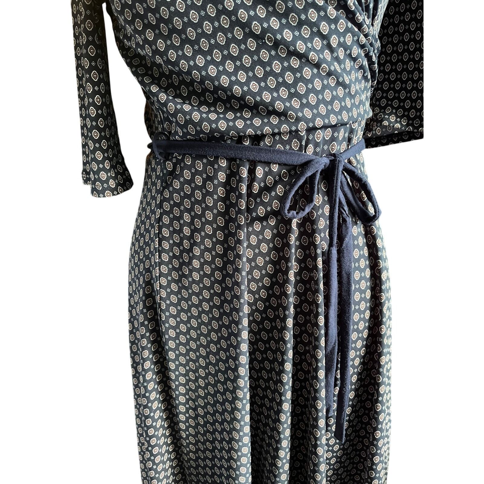 Vintage Gilli Women's Wrap Dress Size S / US 4 / IT 40 - 2 Thumbnail