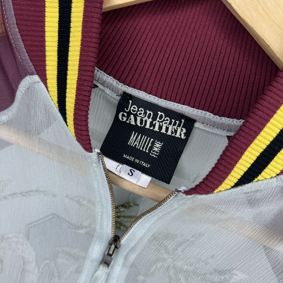Jean Paul Gaultier Jean Paul Gaultier Vintage Silk Zip Flamingo Jacket Archival Size S / US 4 / IT 40 - 8 Thumbnail