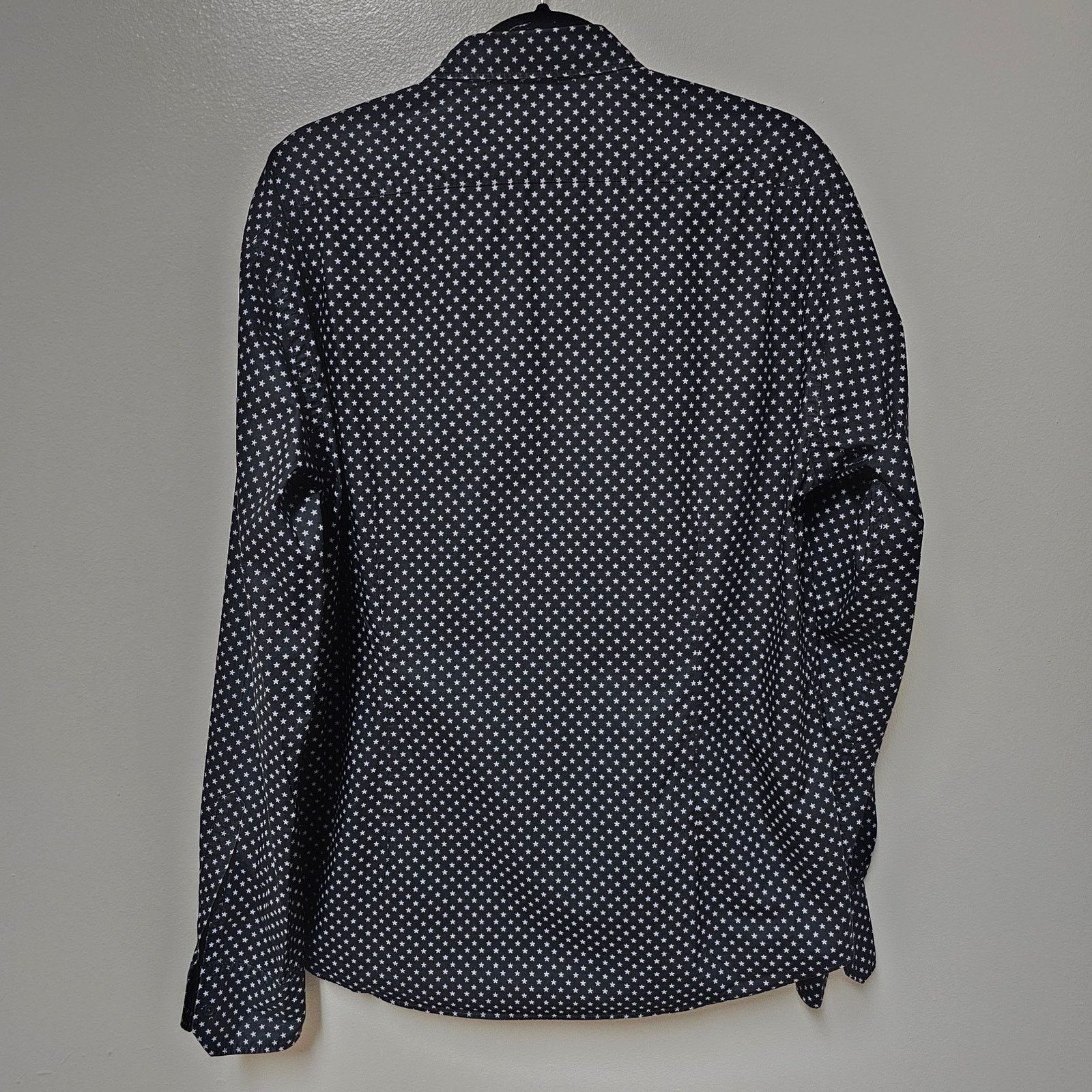 Lafaurie Men's Emile Lafaurie Button Down Navy Stars Shirt Size XXL Size US XXL / EU 58 / 5 - 2 Thumbnail