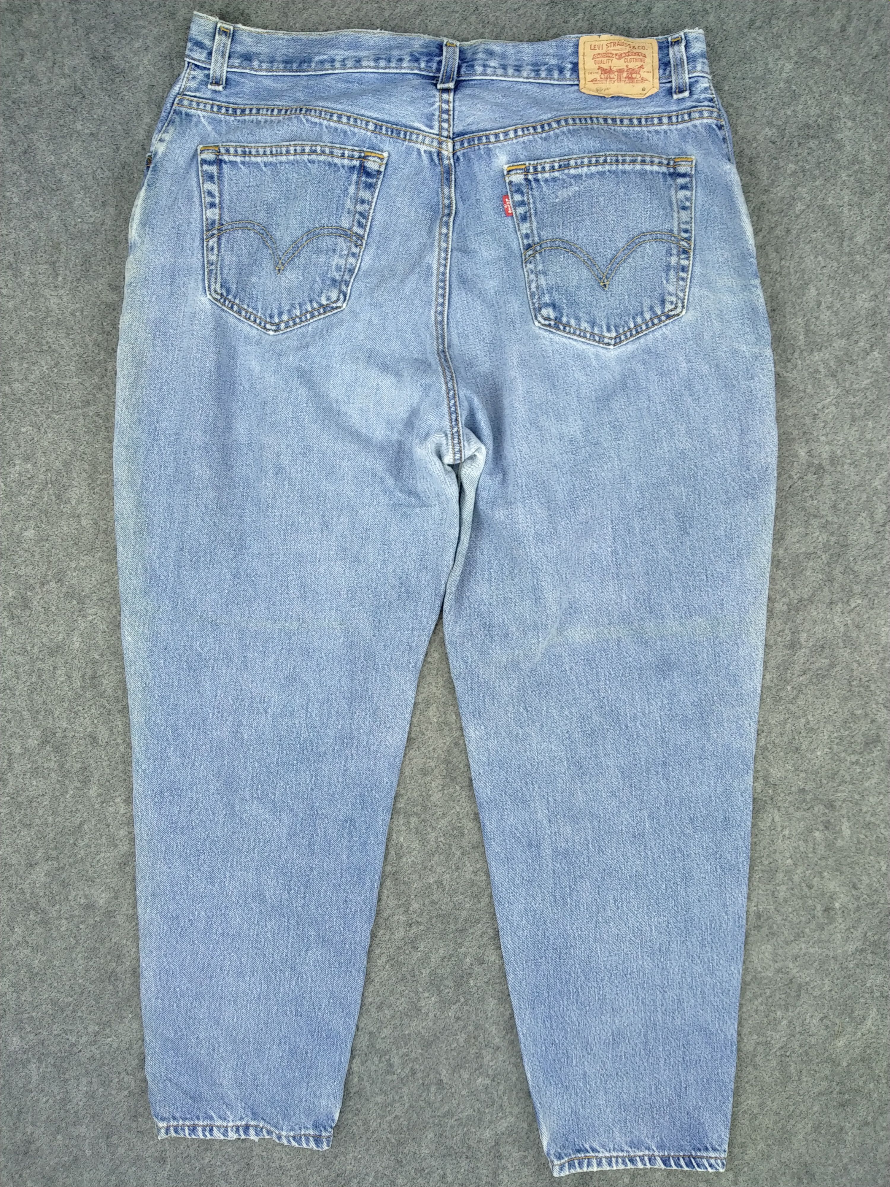 Levi's Vintage Levi's 550 Classic Relaxed Denim 36 x 28.5 -JN559 Size US 36 / EU 52 - 2 Thumbnail