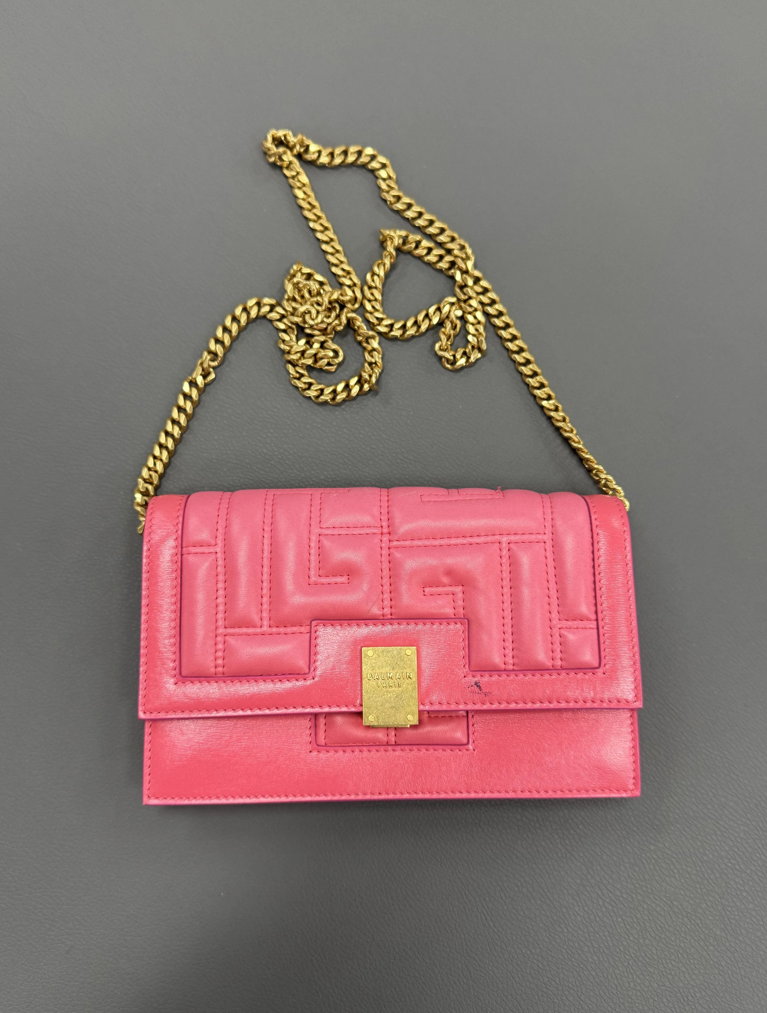 Balmain Balmain Quilted Chain Crossbody Bag Size ONE SIZE - 1 Thumbnail