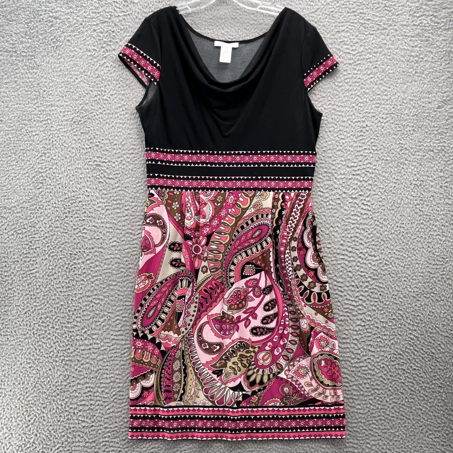 Vintage VINTAGE London Times Dress Womens 12 Paisley 90's Fairy Y2k Corpcore Cocktail Maximalist Size XL / US 12-14 / IT 48-50 - 3 Thumbnail