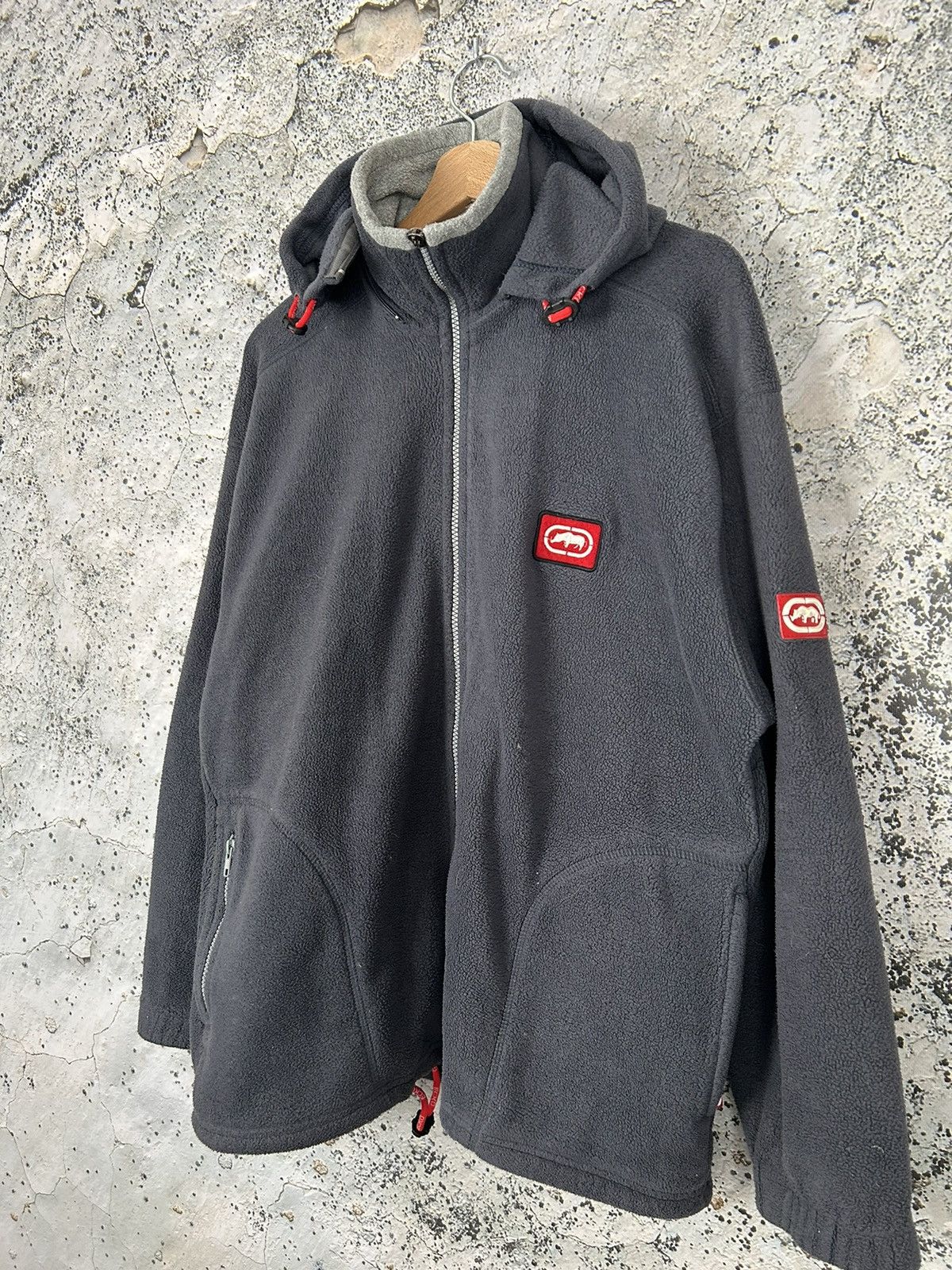 Ecko Unltd. Vintage Ecko Unltd Rap Fleece Sweatshirt 90s Baggy Boxy Size US S / EU 44-46 / 1 - 2 Thumbnail