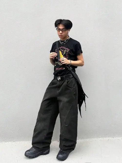 Japanese Brand Miyazaki x Chi Skate Baggy Denim Jeans Loose fit Size US 32 / EU 48 - 6 Thumbnail