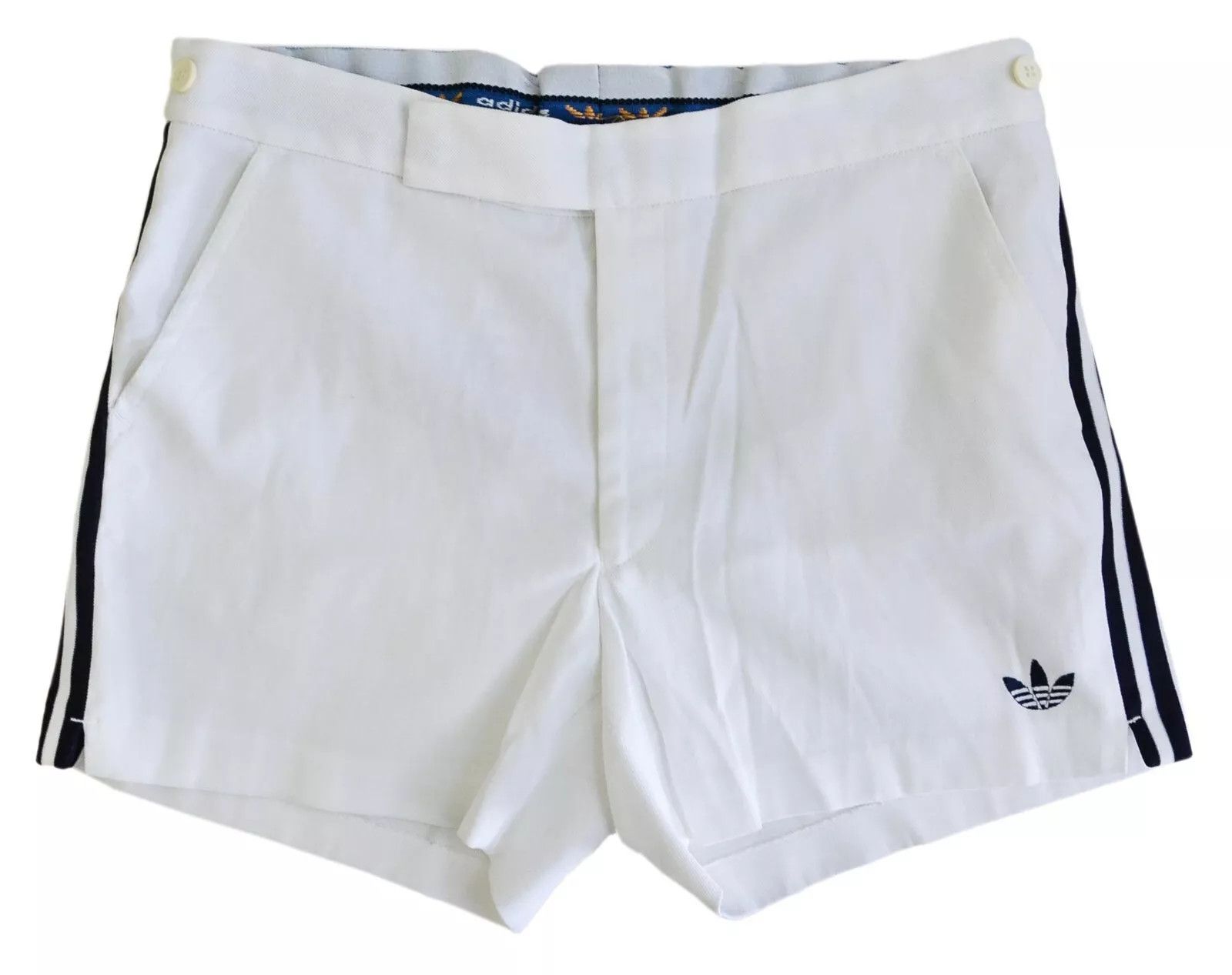 Adidas VINTAGE ADIDAS 1980'S FOOTBALL SHORTS JERSEY S WEST GERMANY Size US 32 / EU 48 - 1 Thumbnail