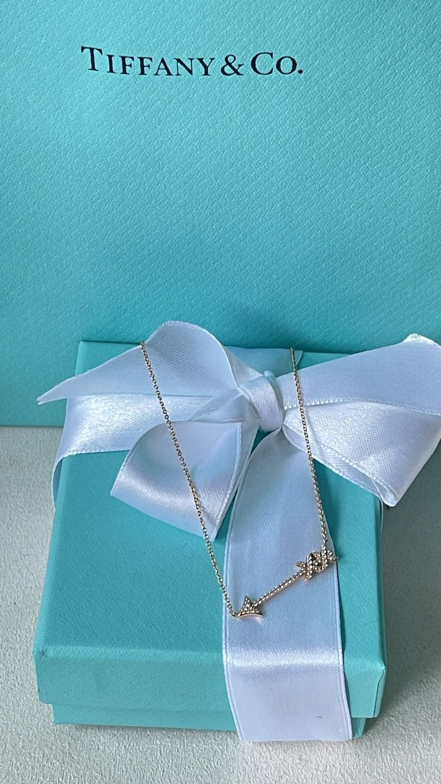 Tiffany & Co. Tiffany & Co Paloma Picasso RG Arrow Pendant 18” NEW $5,500 Size ONE SIZE - 2 Thumbnail