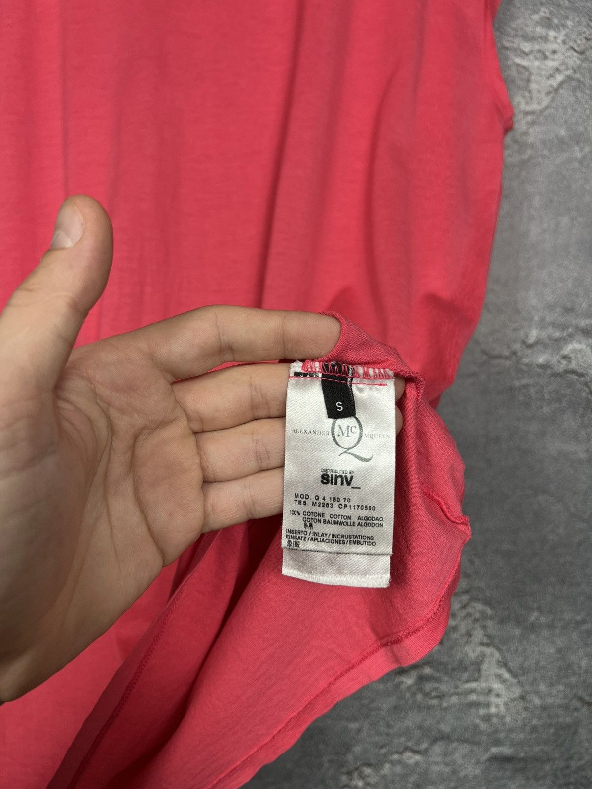 Alexander McQueen Vintage Alexander McQueen Oversize T-shirt Tee Size S Size S / US 4 / IT 40 - 9 Thumbnail