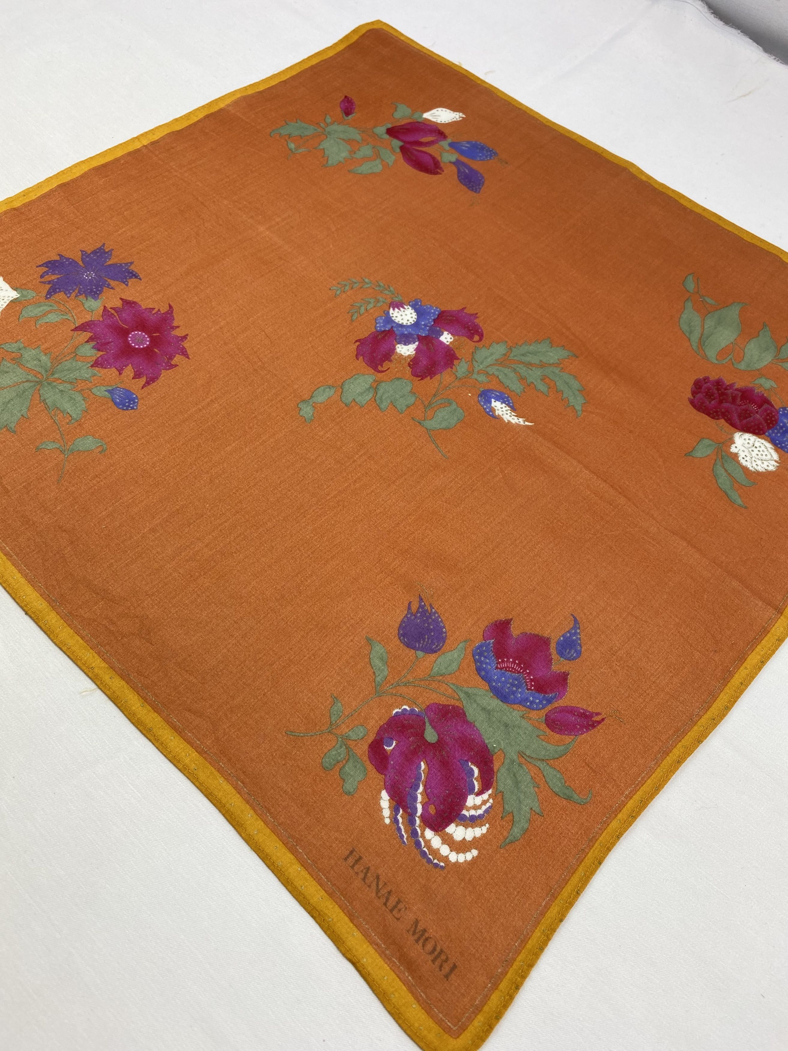 Hanae Mori × Japanese Brand × Vintage Hanae Mori Handkerchief / Bandana / Neckerchief Size ONE SIZE - 4 Thumbnail