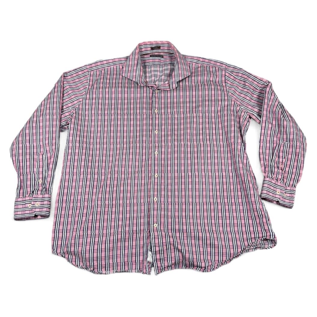 Peter Millar VINTAGE Peter Millar Shirt Adult 2XL XXL Pink Plaid Button-Up Designer Shirt Mens Pink Plaid Button-Down Long Sleeve Size US XXL / EU 58 / 5 - 2 Thumbnail