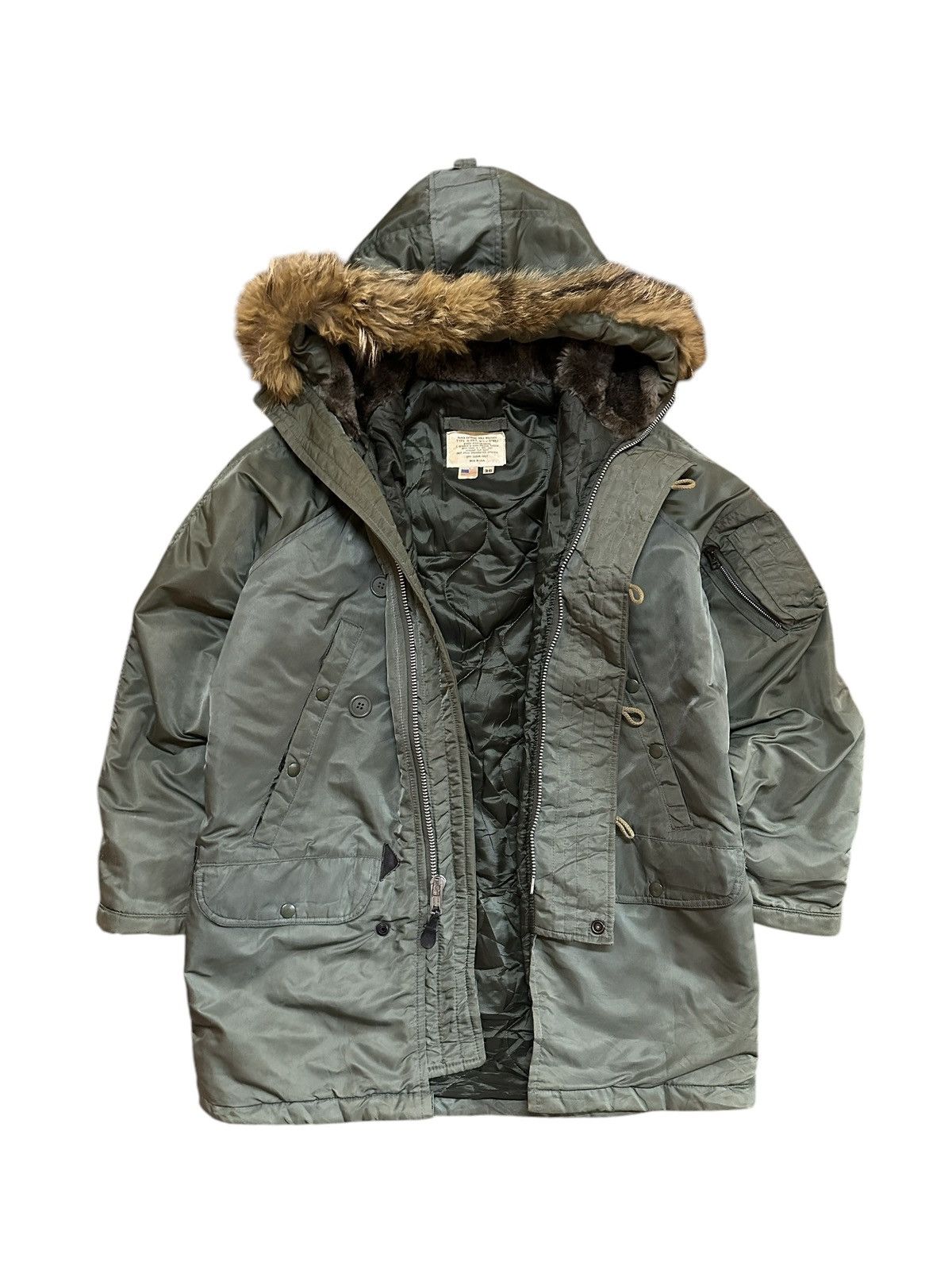 Jaket Parka Spiewak N3b Spiewak Type N-3B/F Parka Hoodie Golden