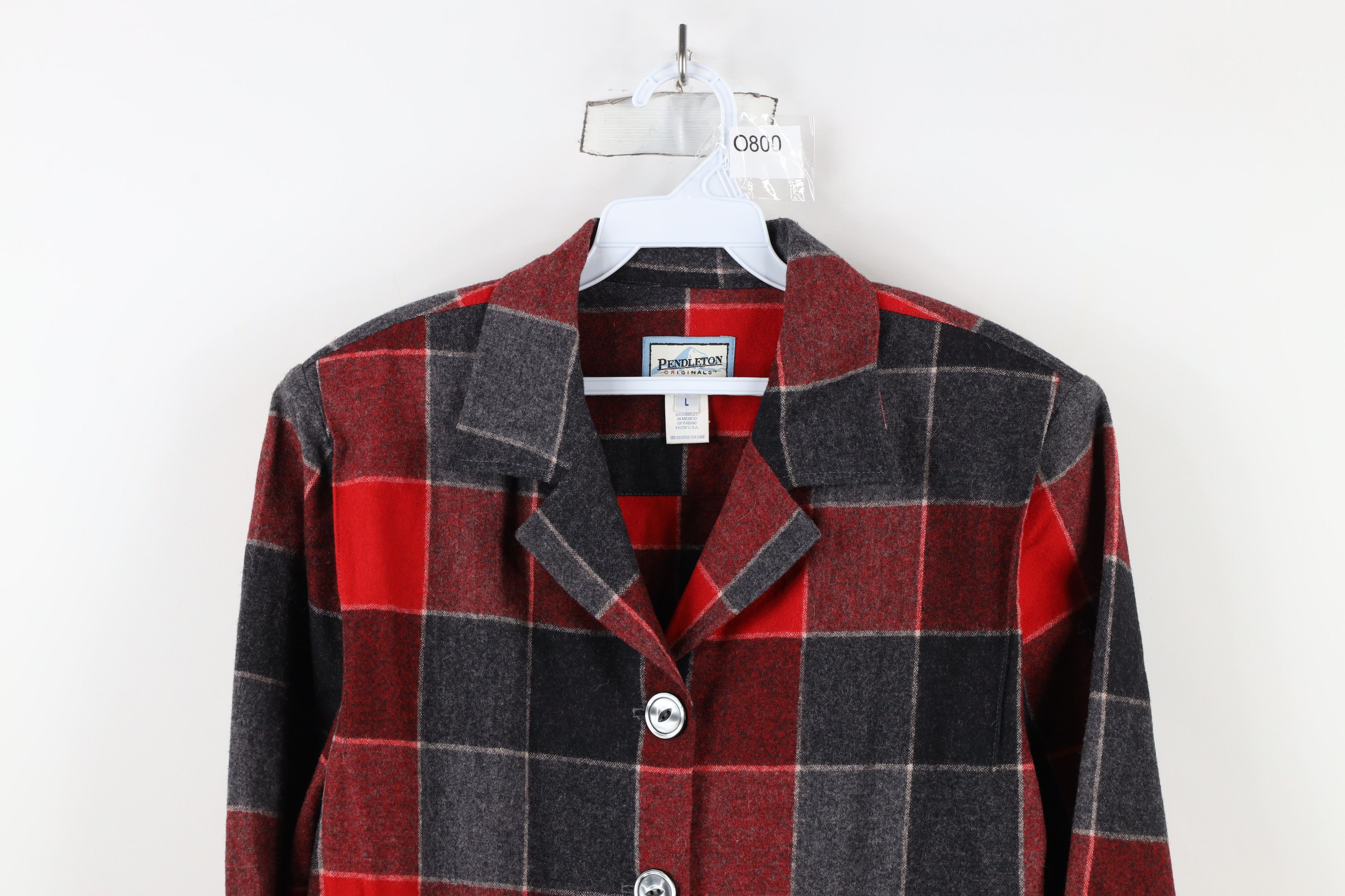Pendleton × Vintage Vintage 90s Pendleton Wool Button Shirt Jacket Jac Shirt Size L / US 10 / IT 46 - 2 Thumbnail