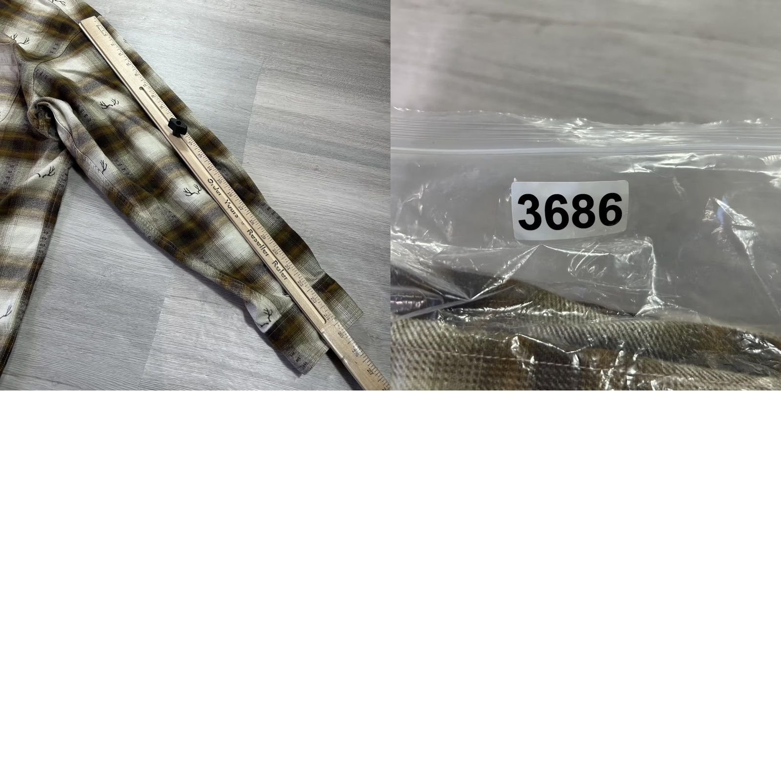 Vintage Cabela's Shirt Mens XLT Brown Plaid Deerskin Chamois Flannel Button Up Size US XL / EU 56 / 4 - 8 Thumbnail