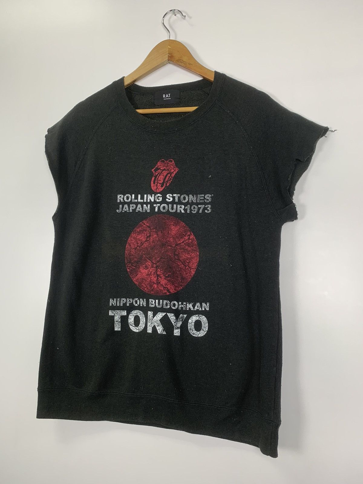 Band Tees × The Rolling Stones × Vintage Vintage Rolling Stones Sleeve Less shirt Size US M / EU 48-50 / 2 - 4 Thumbnail
