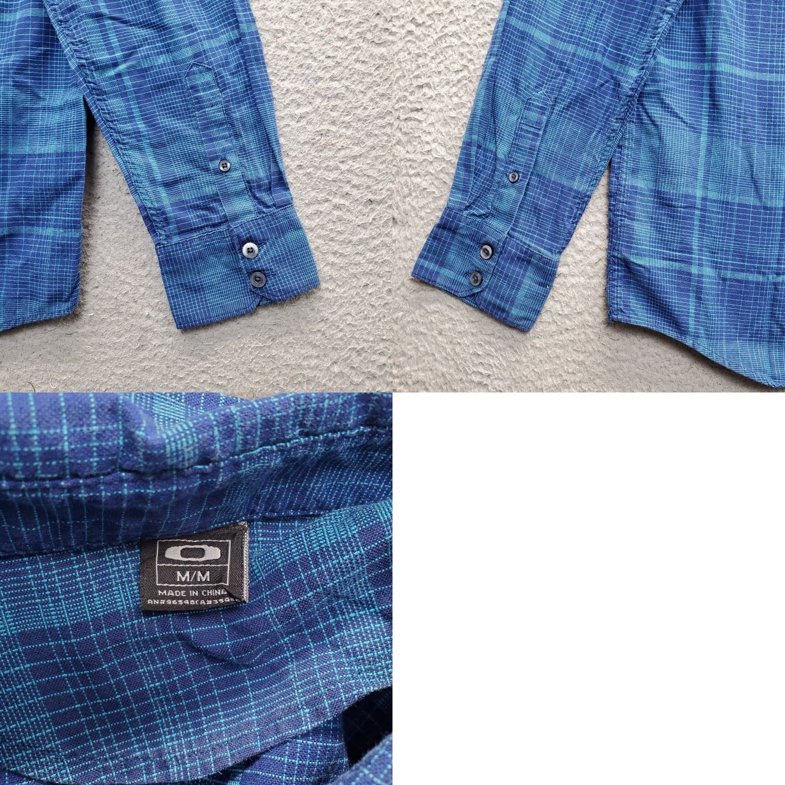 Oakley Oakley Casual Shirt Men M Multicolor Plaid Long Sleeve Collared Button Up Size US M / EU 48-50 / 2 - 8 Thumbnail