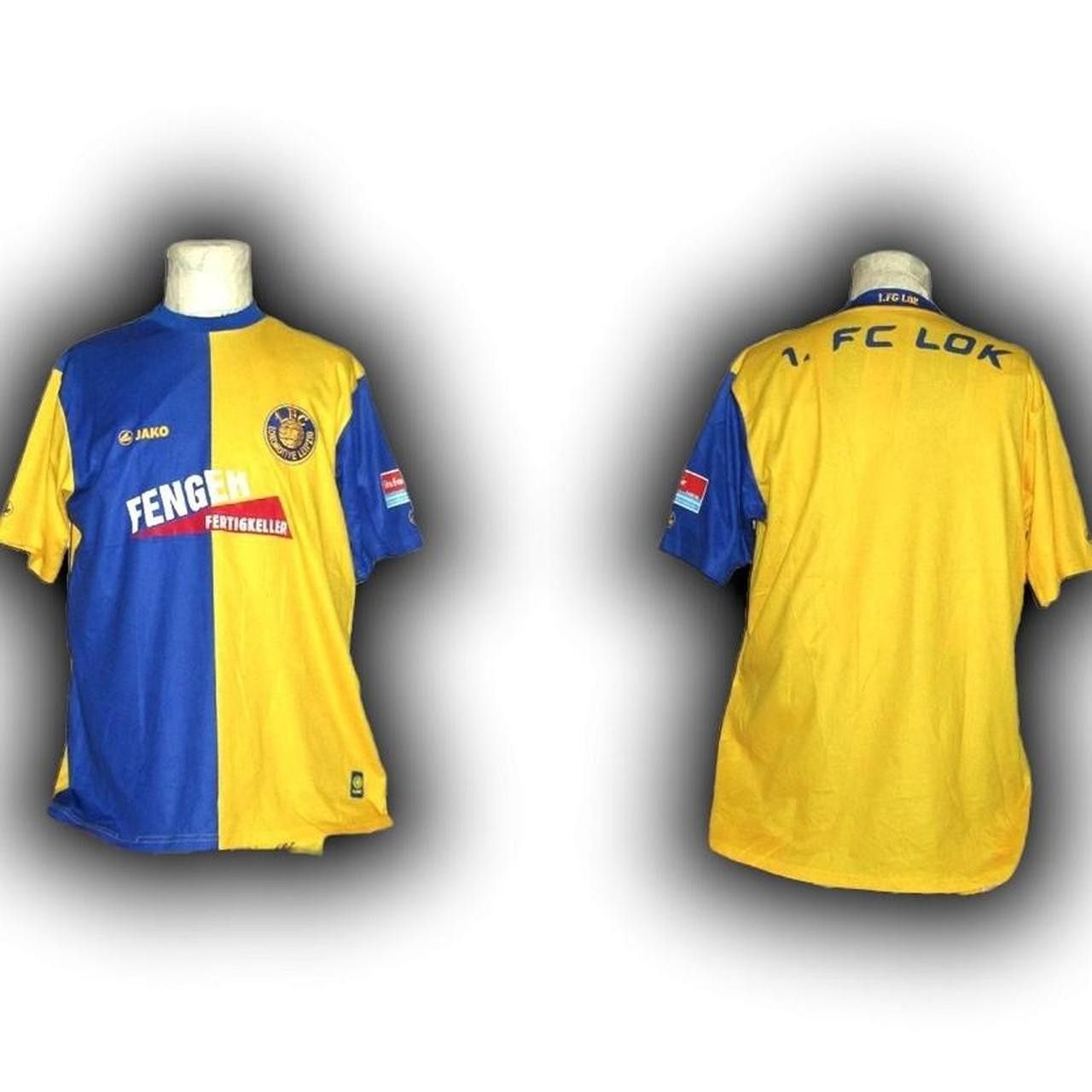 Other 1FC Lokomotive Leipzig Germany 2010 2011 Home Jako Shirt Size US L / EU 52-54 / 3 - 3 Thumbnail