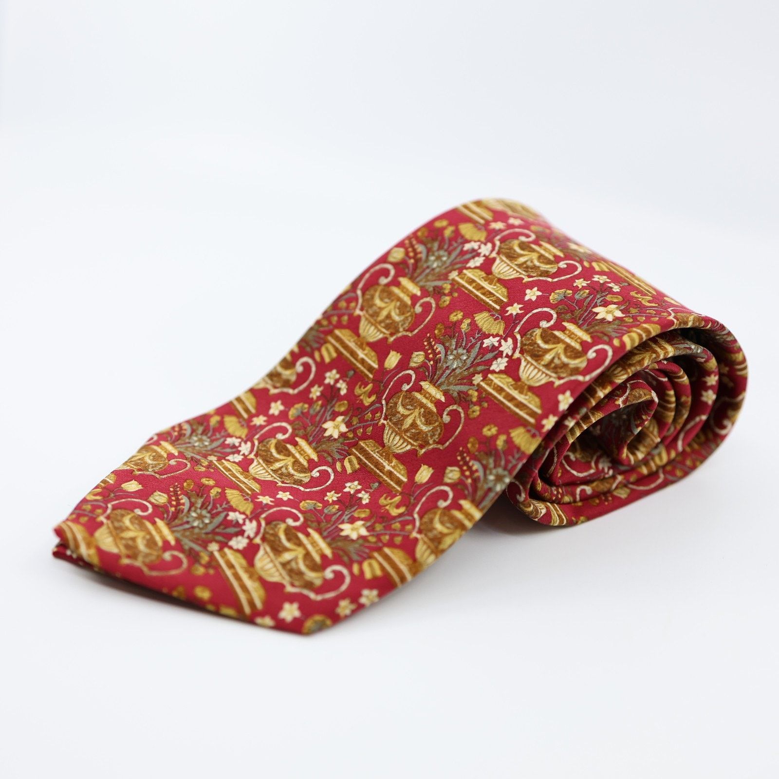 Lanvin LANVIN PARIS Bordeaux Luxury Silk Tie France 4" Size ONE SIZE - 1 Thumbnail