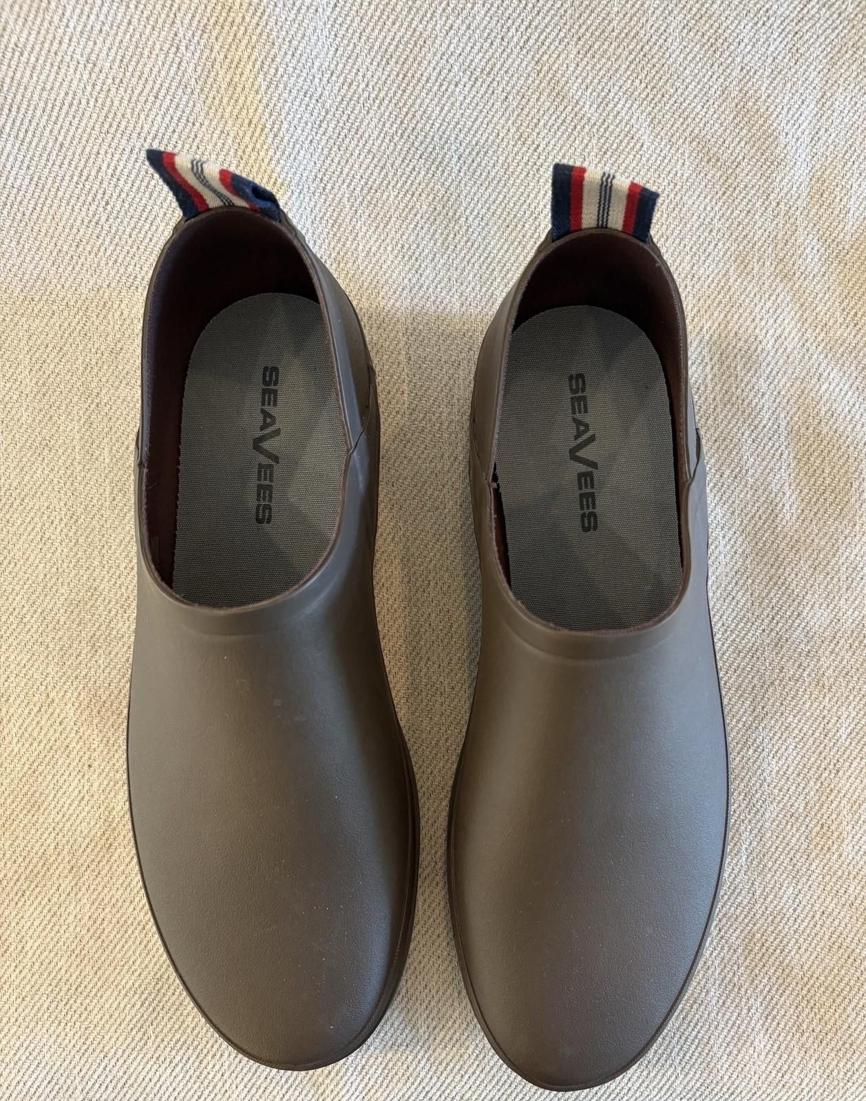 SeaVees Seavees Clog Coffee Rubber Men's Size 13 Waterproof Shoes Size US 13 / EU 46 - 8 Thumbnail