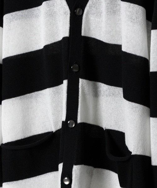 Number (N)ine Number nine SEE THROUGH STRIPED KNIT CARDIGAN Size US M / EU 48-50 / 2 - 3 Thumbnail
