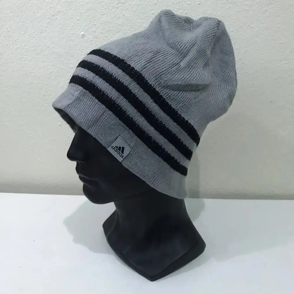 Adidas × Vintage Adidas Small Logo Beanie Hat Size ONE SIZE - 2 Thumbnail