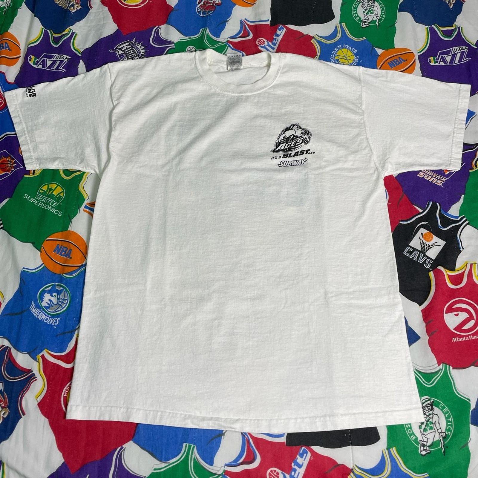 NHL × Vintage Vintage 2000s ECHL Alaska Aces NHL Minor League Hockey Tee Size US XL / EU 56 / 4 - 2 Thumbnail