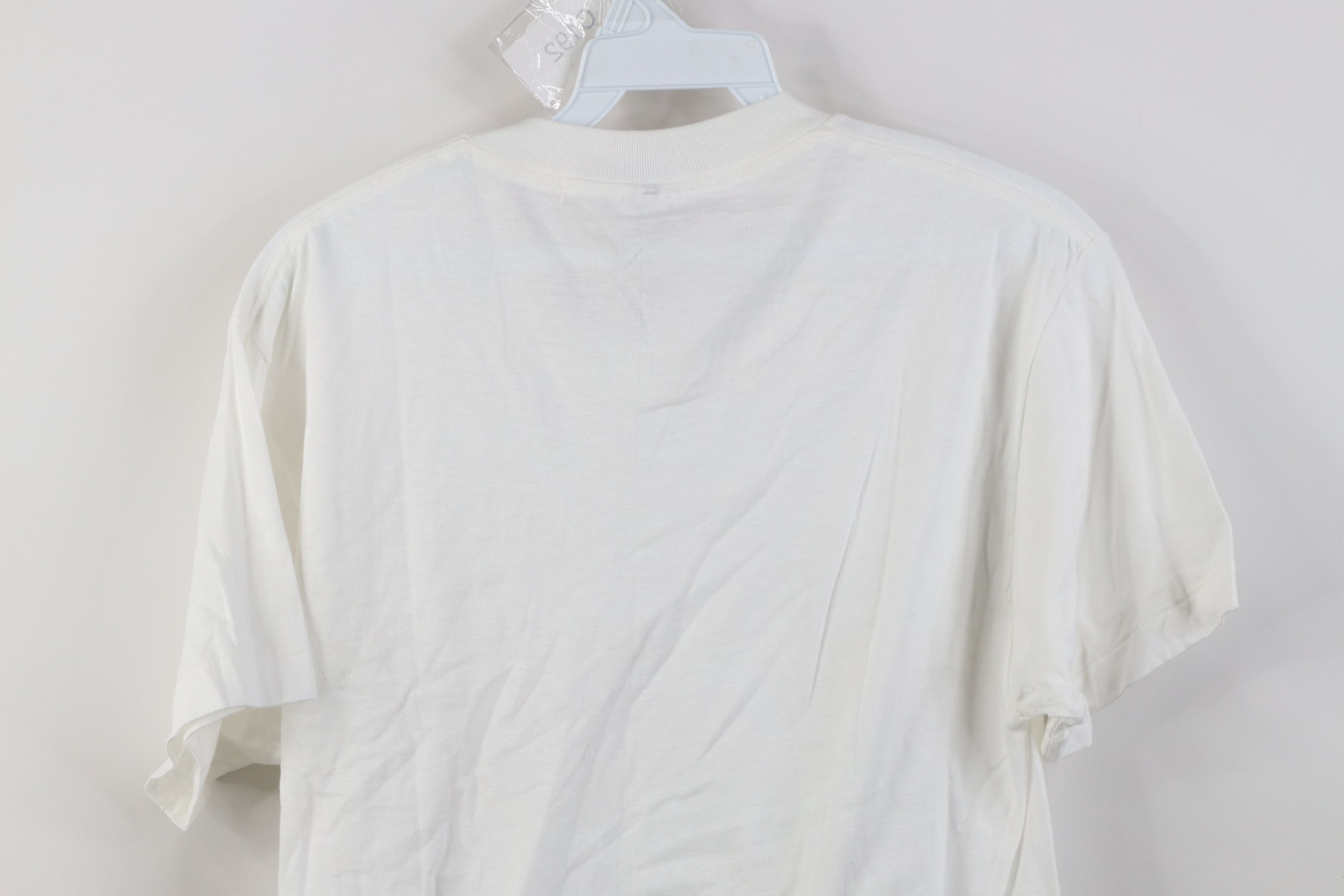 Vintage Vintage 90s Streetwear Cotton Short Sleeve T-Shirt White USA Size US M / EU 48-50 / 2 - 8 Thumbnail