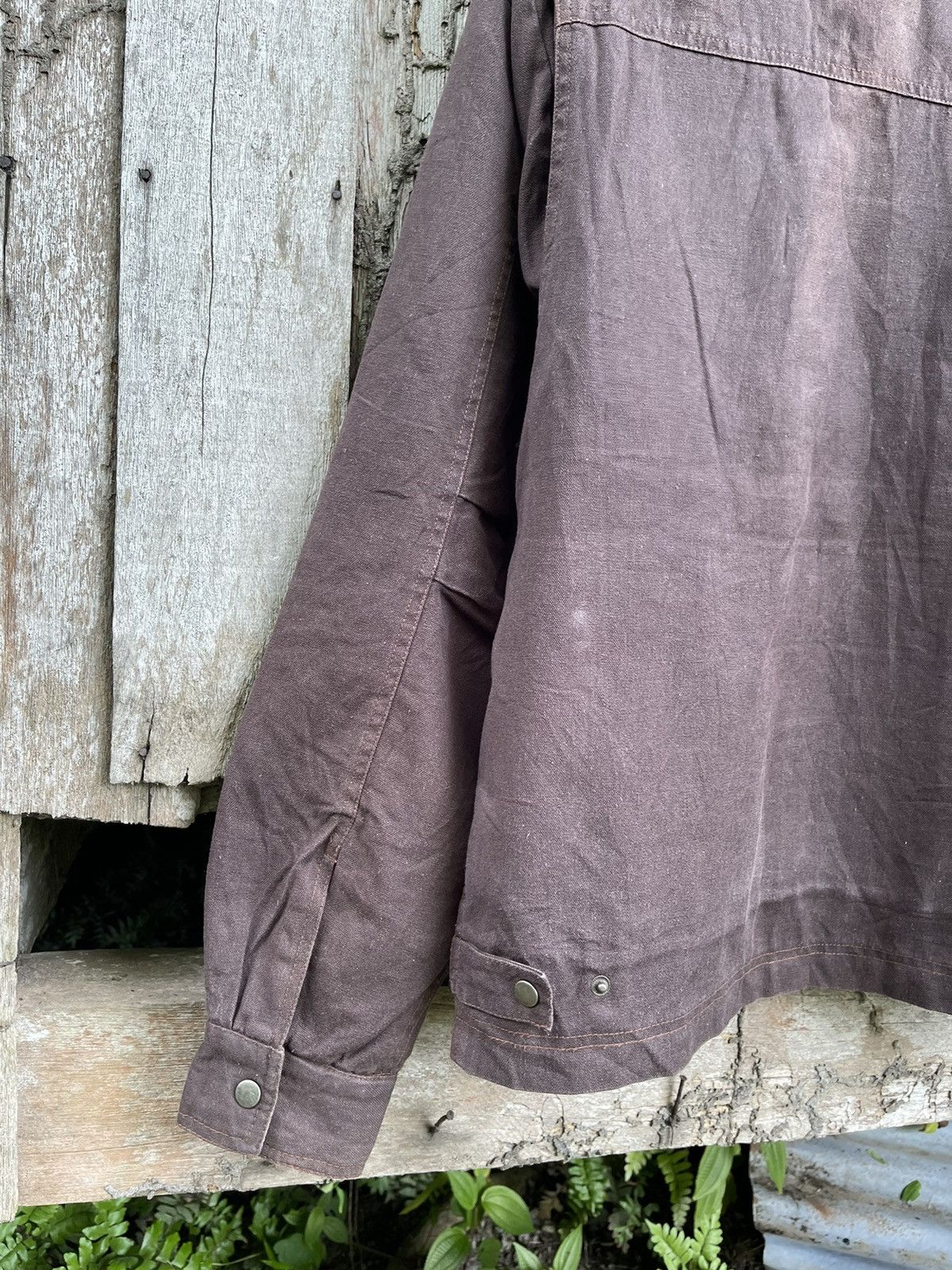 KAVU × Vintage KAVU Canvas Work Jacket – Heavyweight Outdoor Zip Jacket Size US L / EU 52-54 / 3 - 7 Thumbnail
