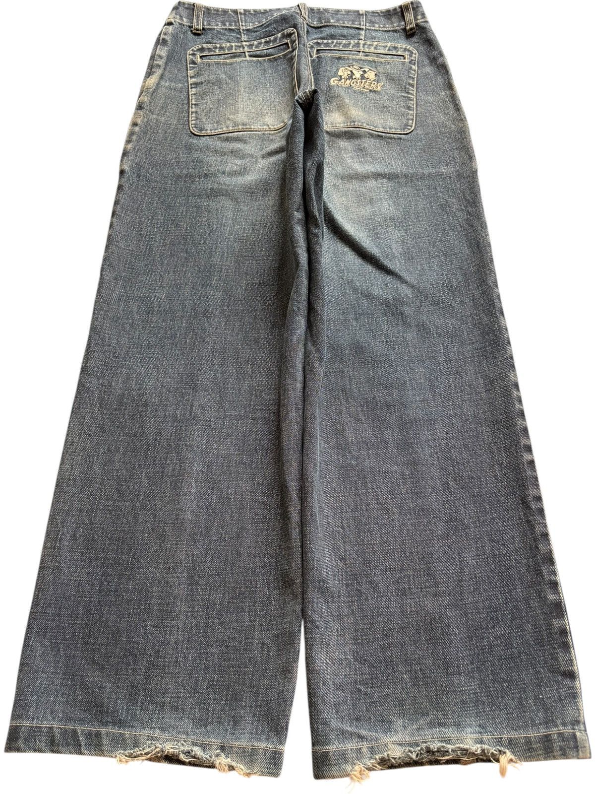 Jean Charles De Castelbajac Vintage Castelbajac Mud Wash Distress Baggy Jeans Size US 30 / EU 46 - 2 Thumbnail