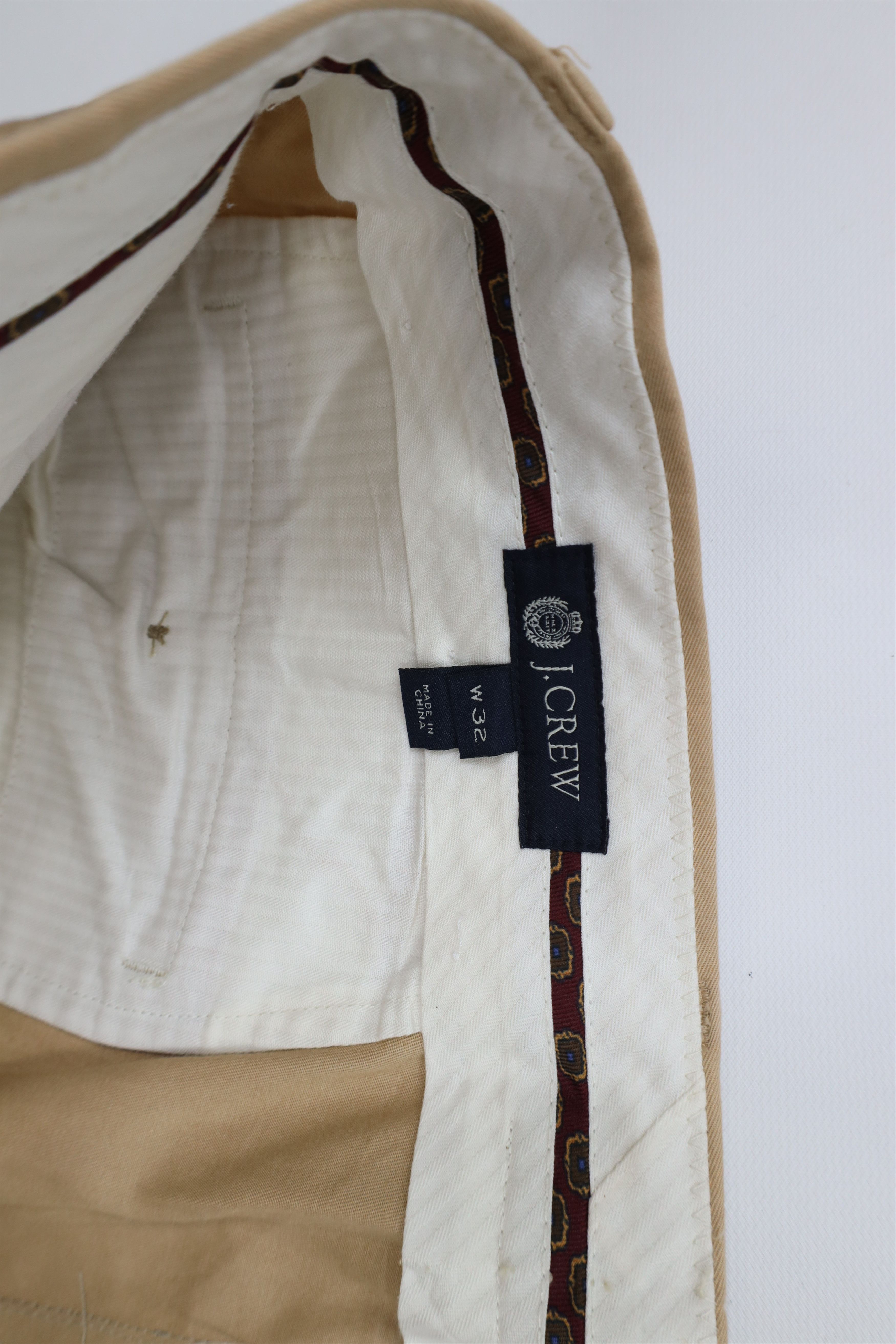 J.Crew × Vintage Vintage J Crew Distressed Straight Leg Chino Pants Cotton Size US 32 / EU 48 - 7 Thumbnail