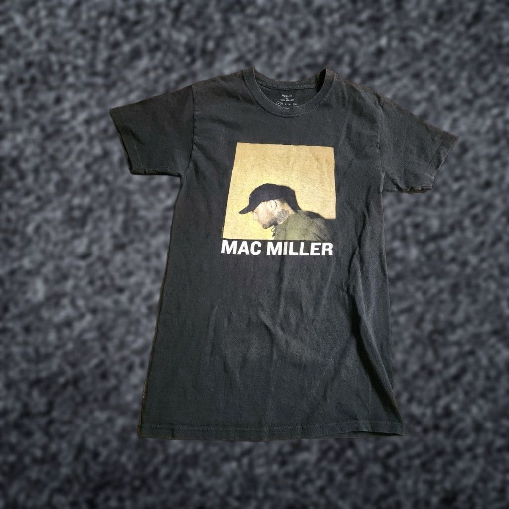 Vintage Mens S Mac Miller Hip Hop Rap Promo Box Logo T Shirt Size US S / EU 44-46 / 1 - 1 Thumbnail