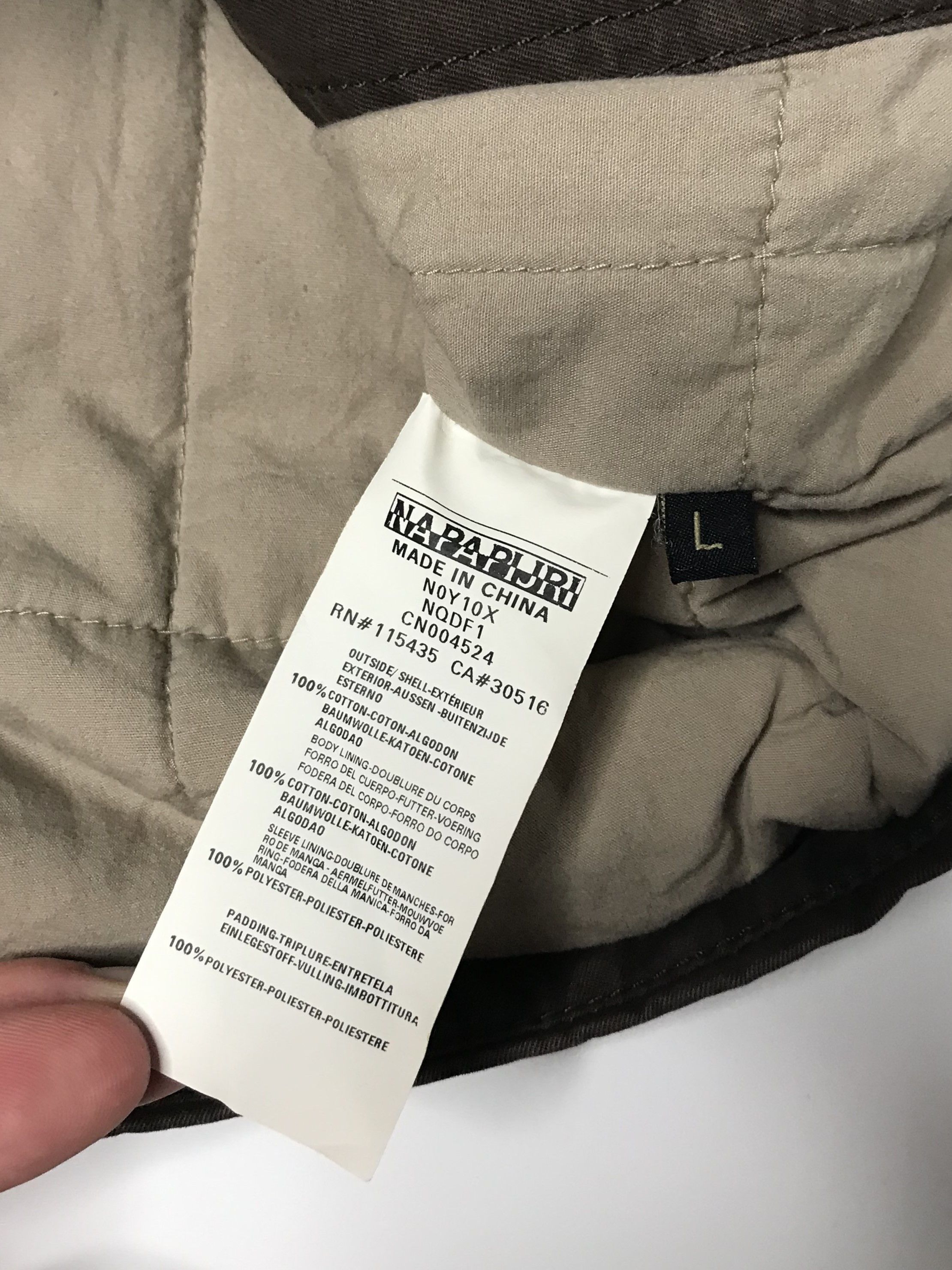 Napapijri Napapijri Mens Zip Jacket Sz L Size US L / EU 52-54 / 3 - 7 Thumbnail