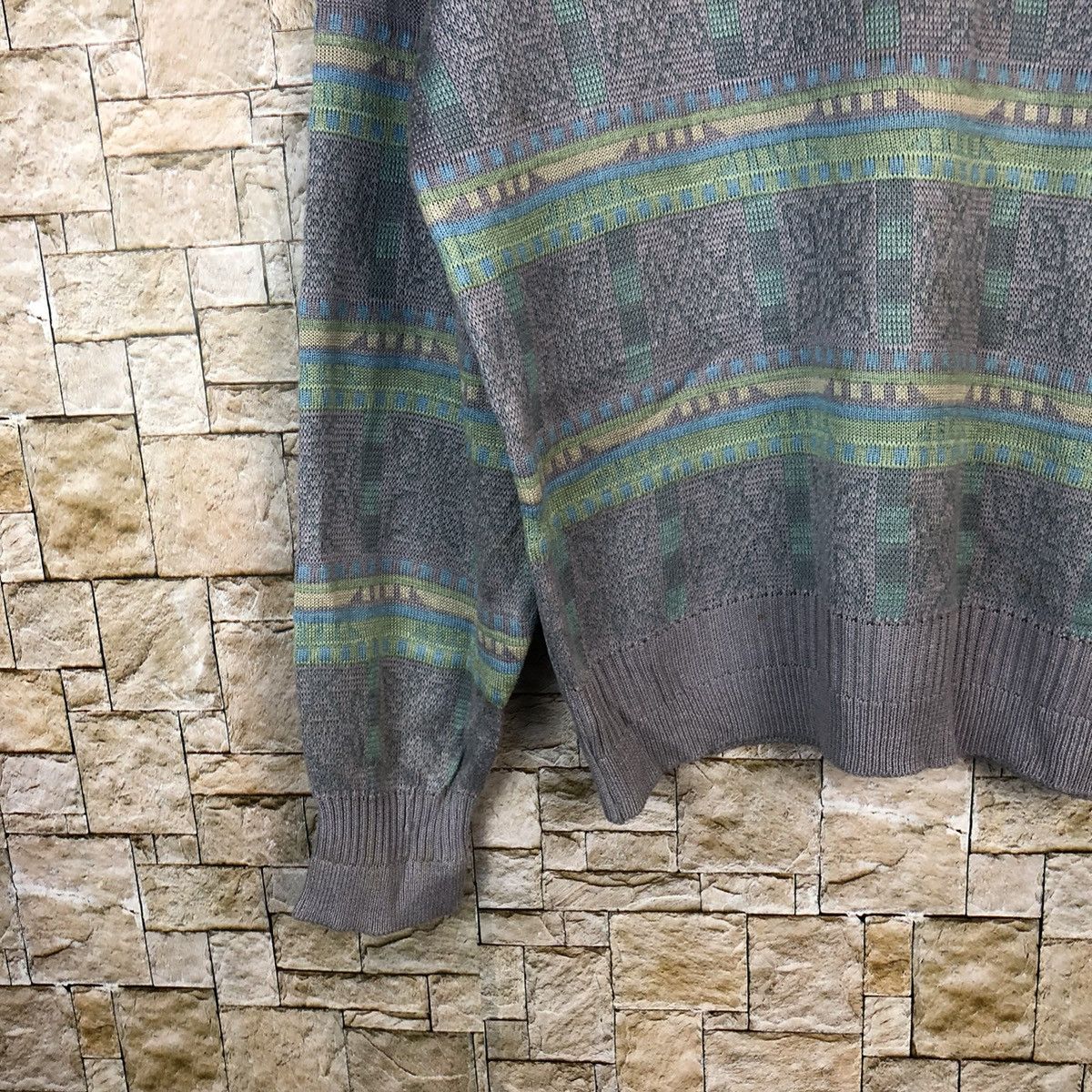Vintage Lincoin Mast Purple vintage Knitwear #A1053 Size US M / EU 48-50 / 2 - 7 Thumbnail