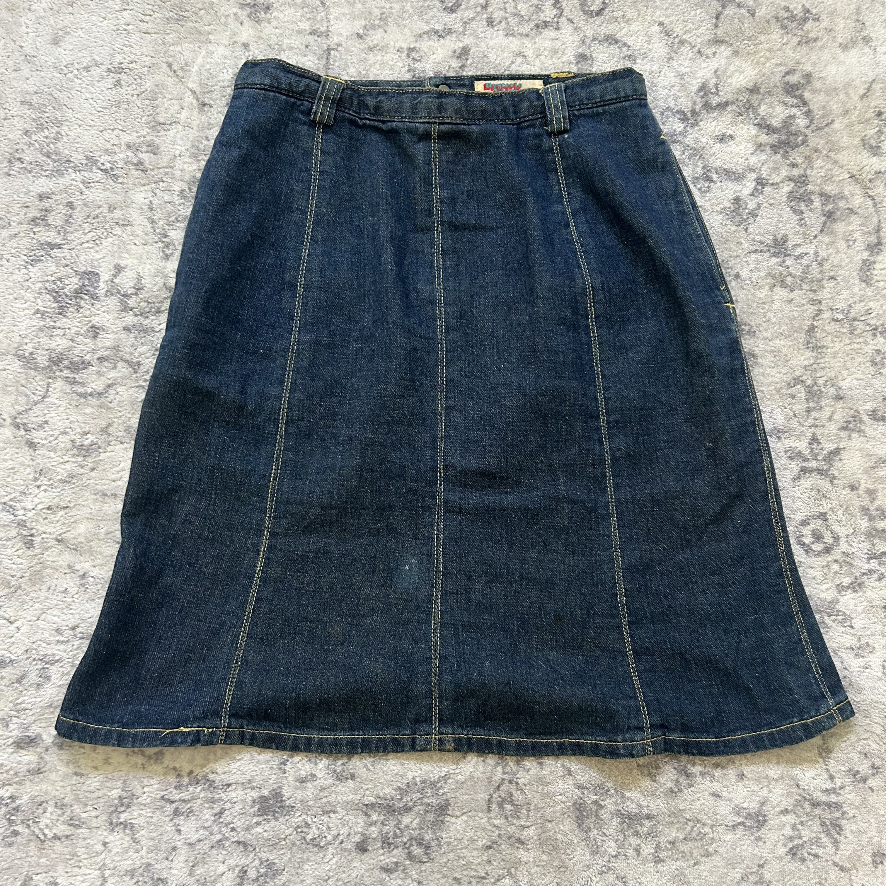 Hysteric Glamour Hysteric Glamour Jean Skirt Size 27" / US 4 / IT 40 - 2 Thumbnail