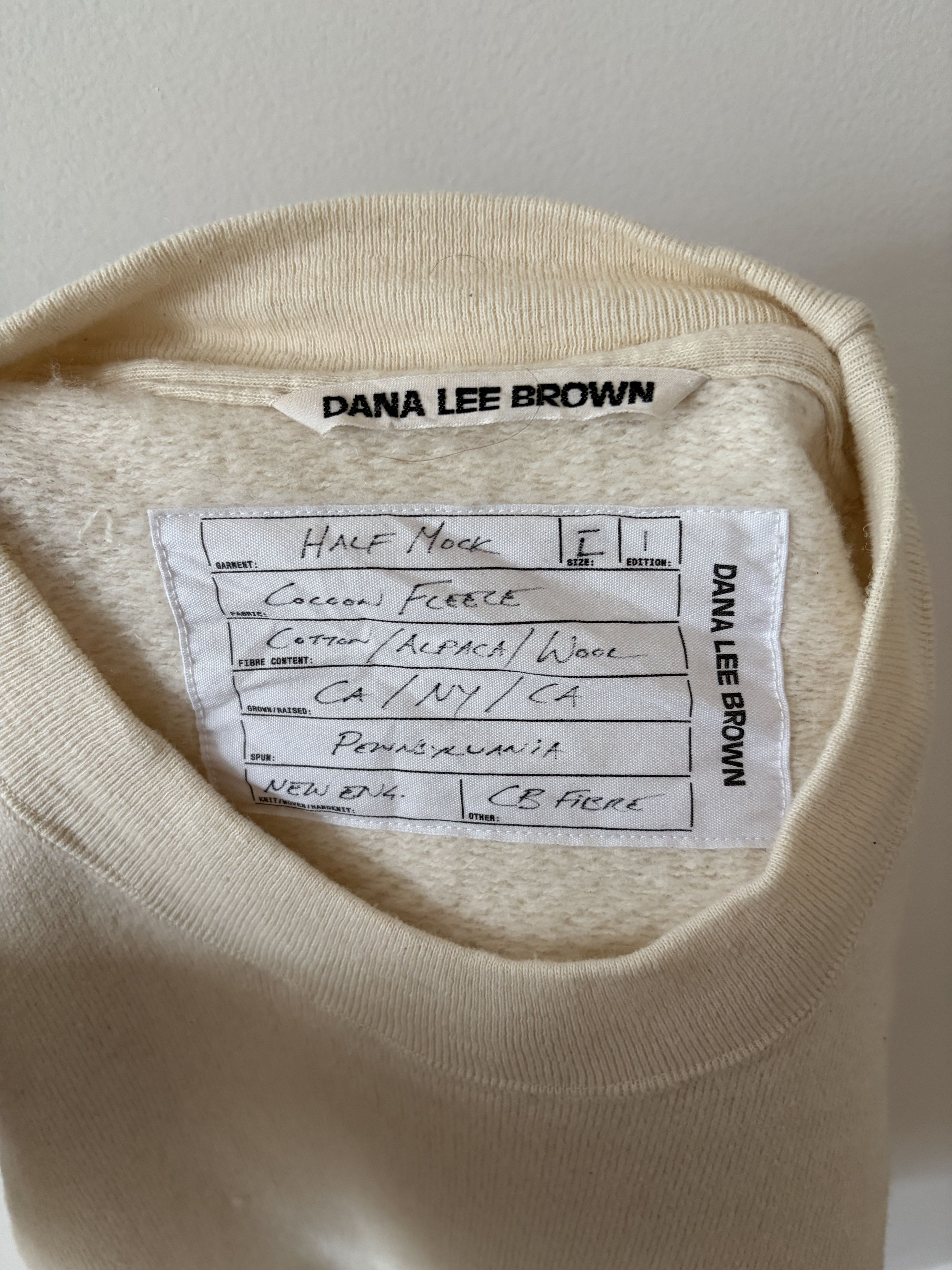 Dana Lee Alpaca Half-Mock Sweatshirt Size US L / EU 52-54 / 3 - 7 Thumbnail