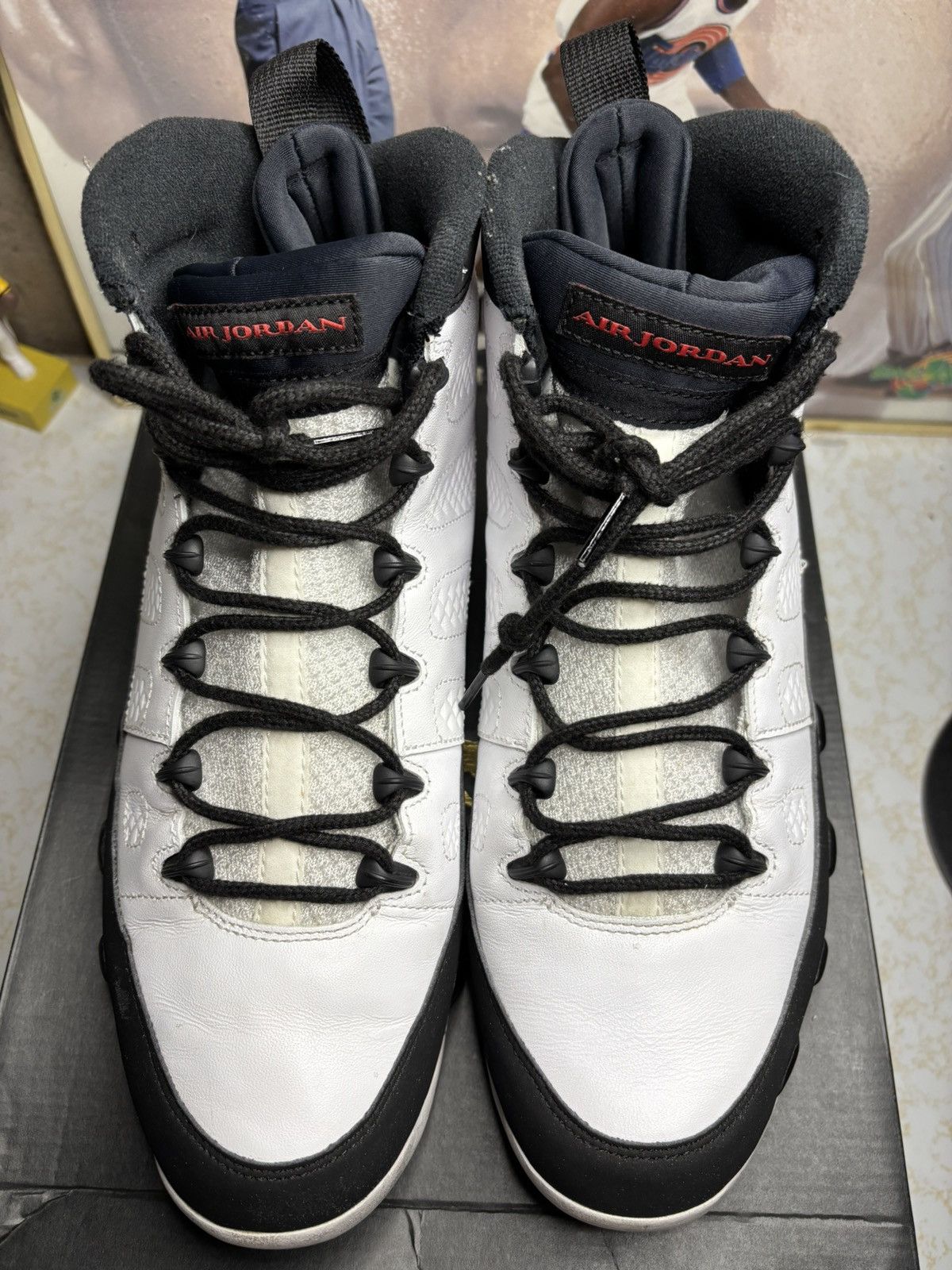 Jordan Brand Air Jordan 9 Retro OG 2016 Space Jam 2016 Size US 11.5 / EU 44-45 - 2 Thumbnail