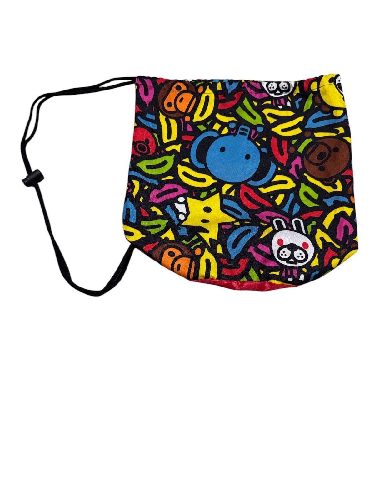 Bape Bape Baby Milo Multicolour Nylon Drawstring Bag Size ONE SIZE - 1 Thumbnail