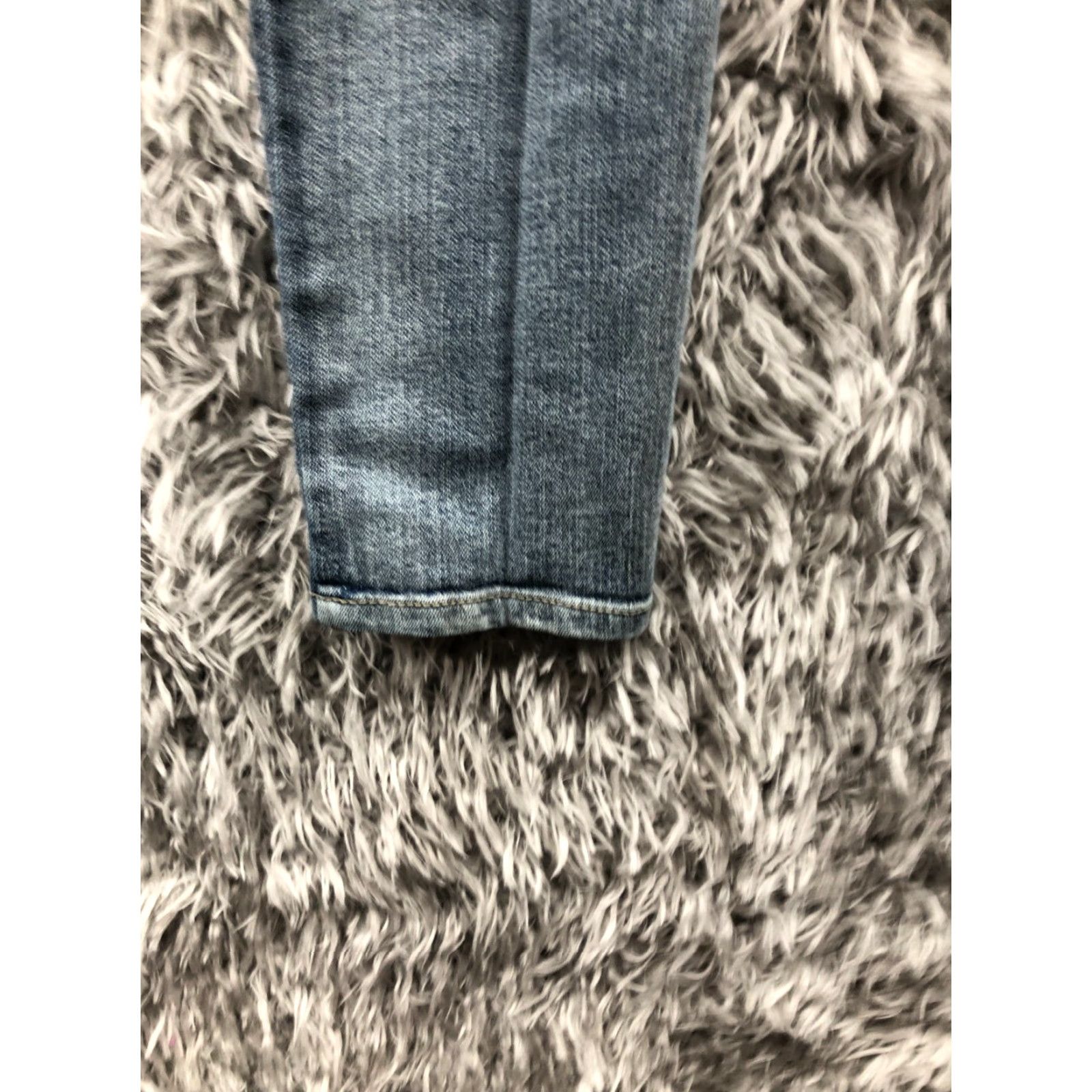 Denime SO Jeans Skinny - Denim Jeans - Juniors Size 3 - Blue Dark Wash - Mid Rise - 5-Pocket - Cotton - Belt Loops - Womens Size 26" / US 2 / IT 38 - 7 Thumbnail