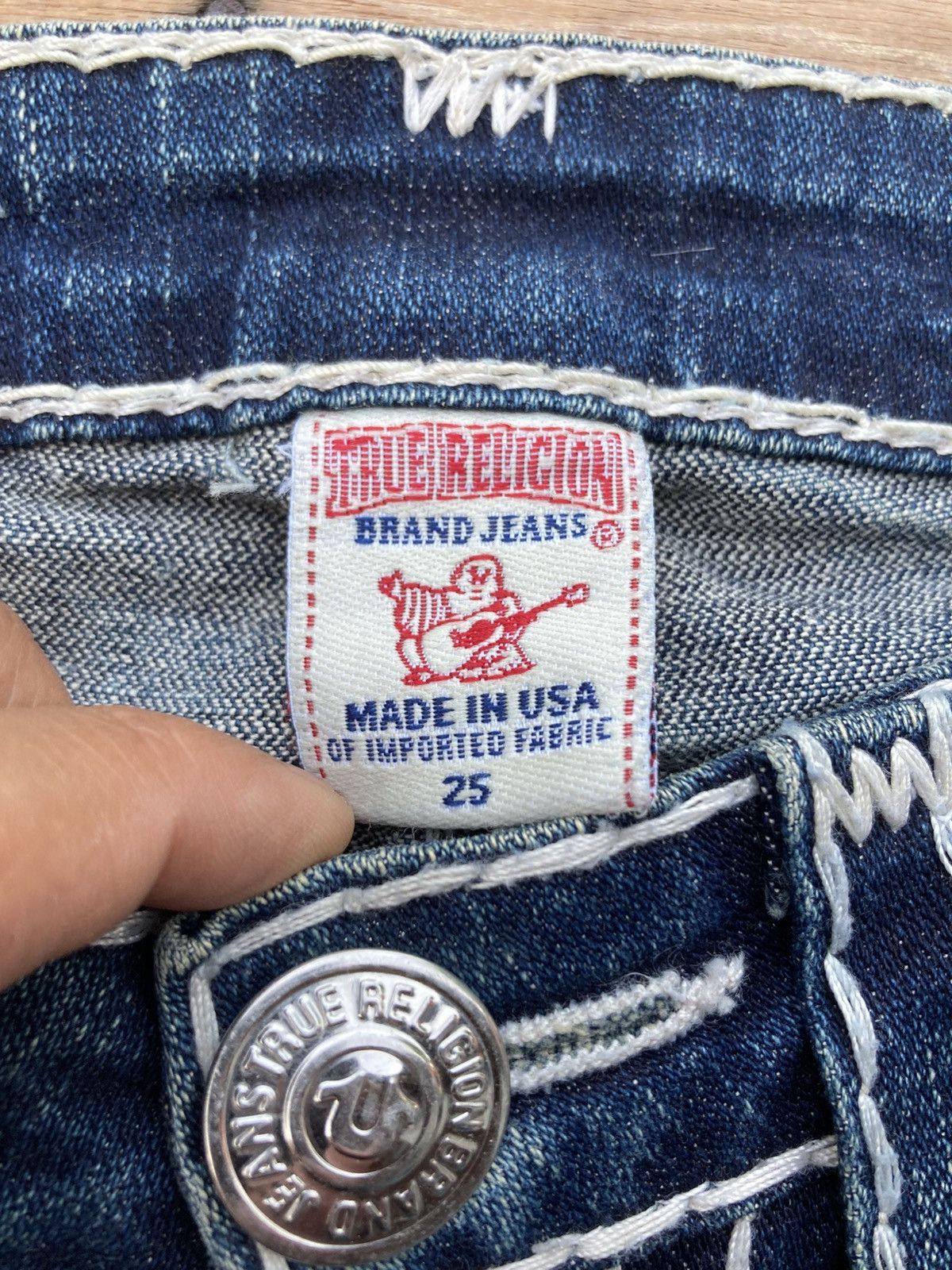 True Religion Y2K True Religion Flare Blue Jeans Size 28" / US 6 / IT 42 - 10 Thumbnail