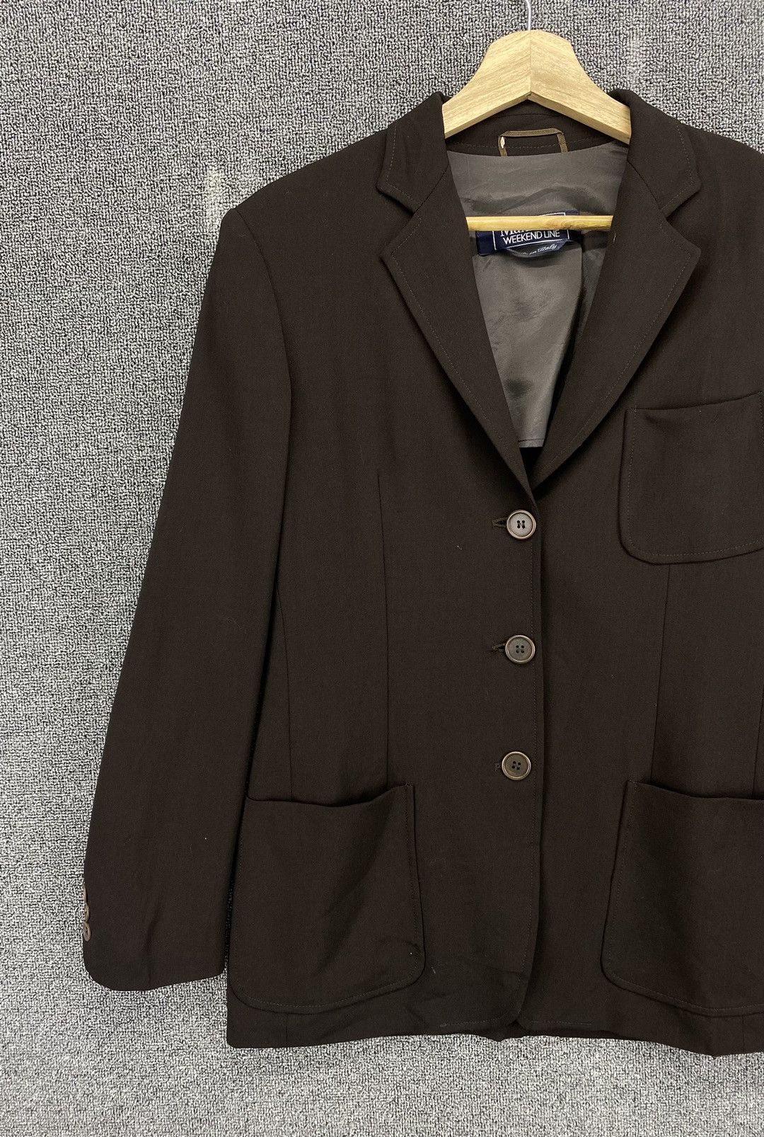 Max Mara × Vintage Vintage Max Mara Weekend Line Wool Coat Jacket Size M / US 6-8 / IT 42-44 - 3 Thumbnail