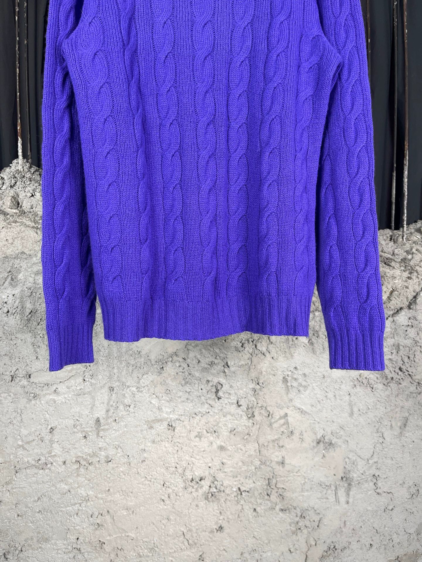 Polo Ralph Lauren Ralph Lauren Purple Label Cable Knit Sweater S New Size US S / EU 44-46 / 1 - 4 Thumbnail