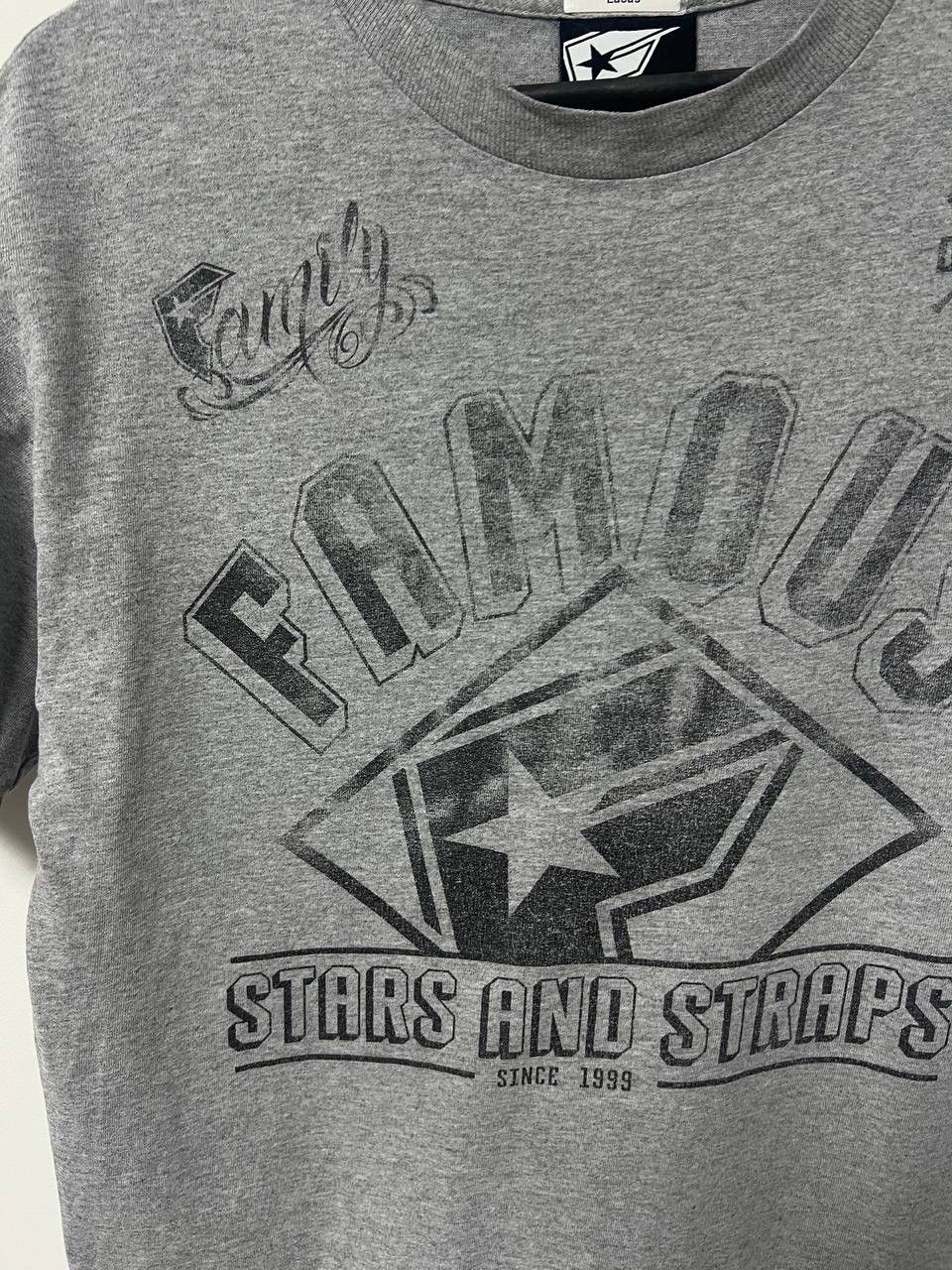 Famous Stars And Straps Vintage 1999 Famous Star and Straps T shirt Big Logo Tee M Size US M / EU 48-50 / 2 - 5 Thumbnail