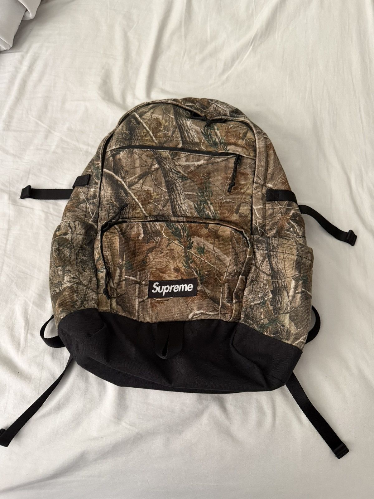 Supreme FW06 Tree Bark Camo Backpack | Grailed