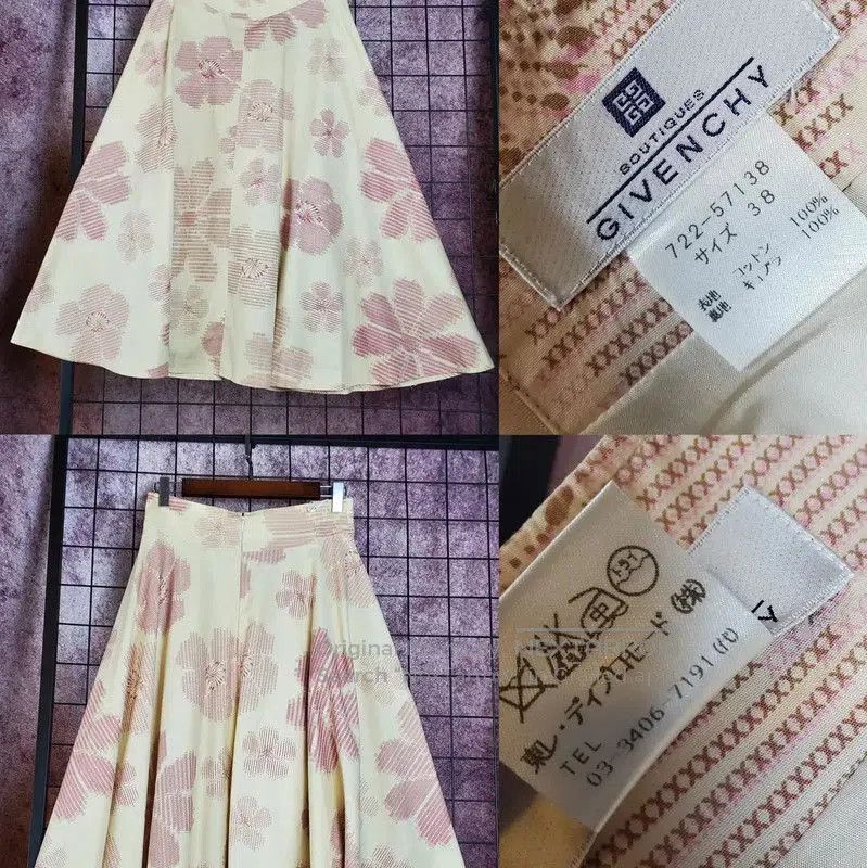 Givenchy Givenchy Floral Midi Skirt for Summer . Size 23" - 1 Thumbnail