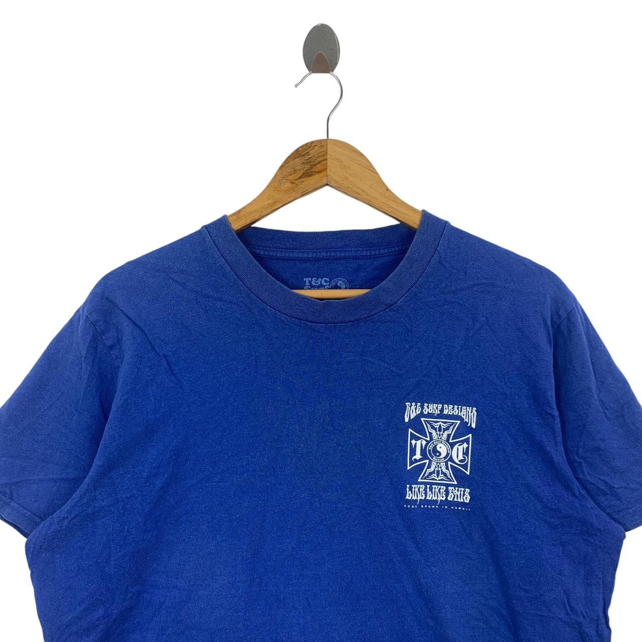 Vintage Vintage TOWN & COUNTRY SURF Dragon Cross Tee Shirt Size US XL / EU 56 / 4 - 3 Thumbnail