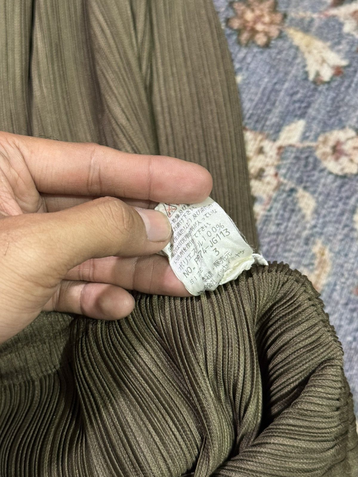 Pleats Please Issey Miyake Pleats Please Issey Miyake Skirt Olive green Size 24" / US 00 / IT 34 - 3 Thumbnail