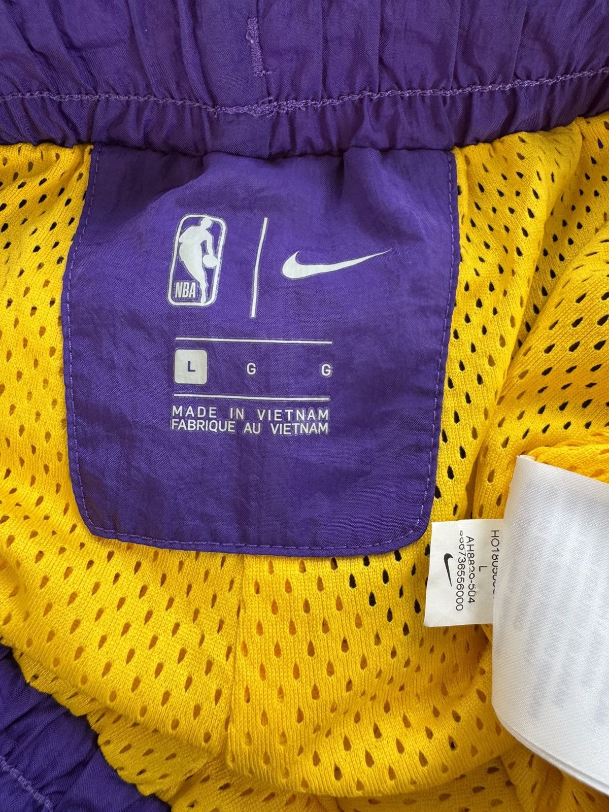 Nike Nike NBA Lakers Track Pants Size US 36 / EU 52 - 6 Thumbnail