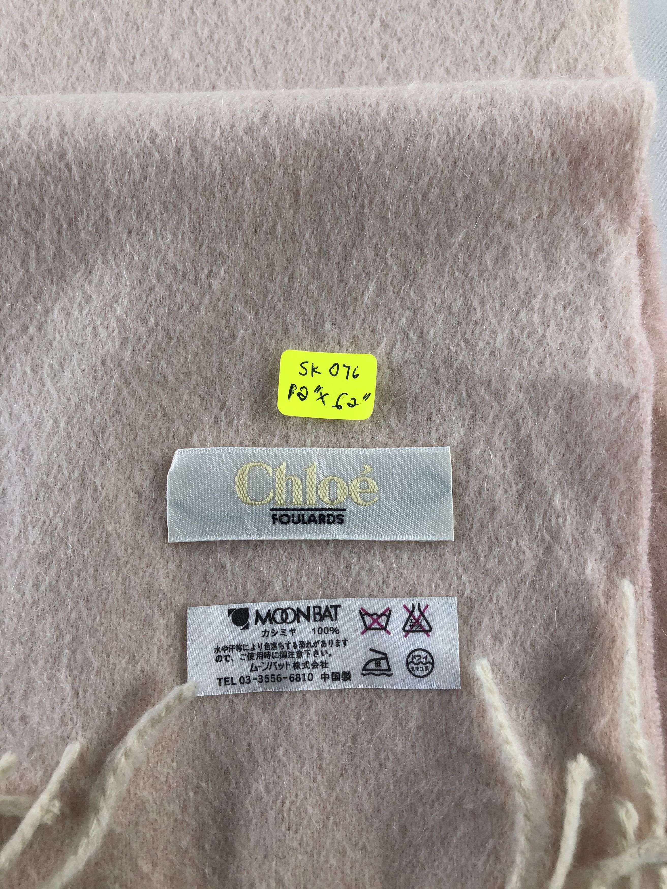 Chloe × Vintage Chloe Cashmere Scarf / Muffler / Neckwear Size ONE SIZE - 4 Thumbnail