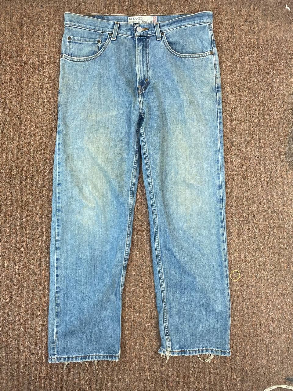 Levi's vintage levis 559 relaxed straight denim nice design Size US 37 - 7 Thumbnail