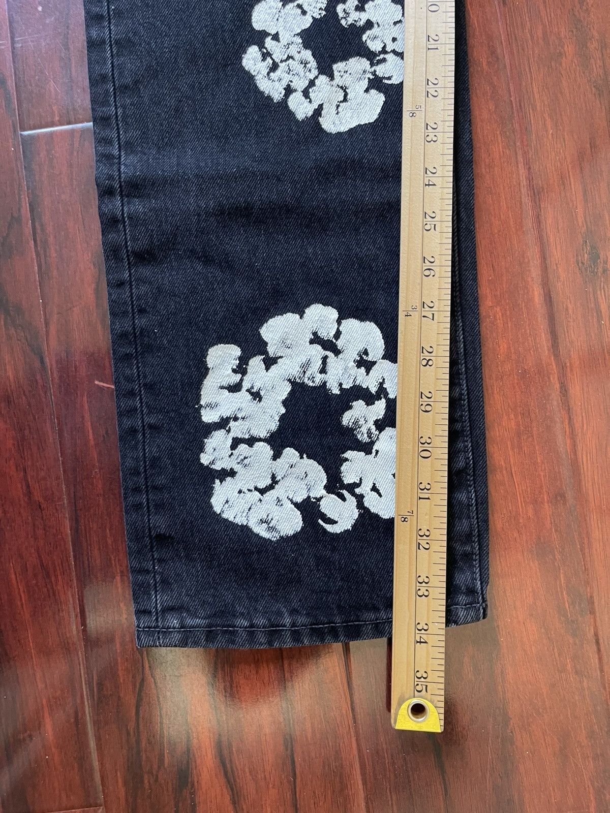 DENIM TEARS × Levi's Levi’s x DENIM TEARS 501 Black Denim Jeans 34W x 34L Size US 34 / EU 50 - 15 Thumbnail