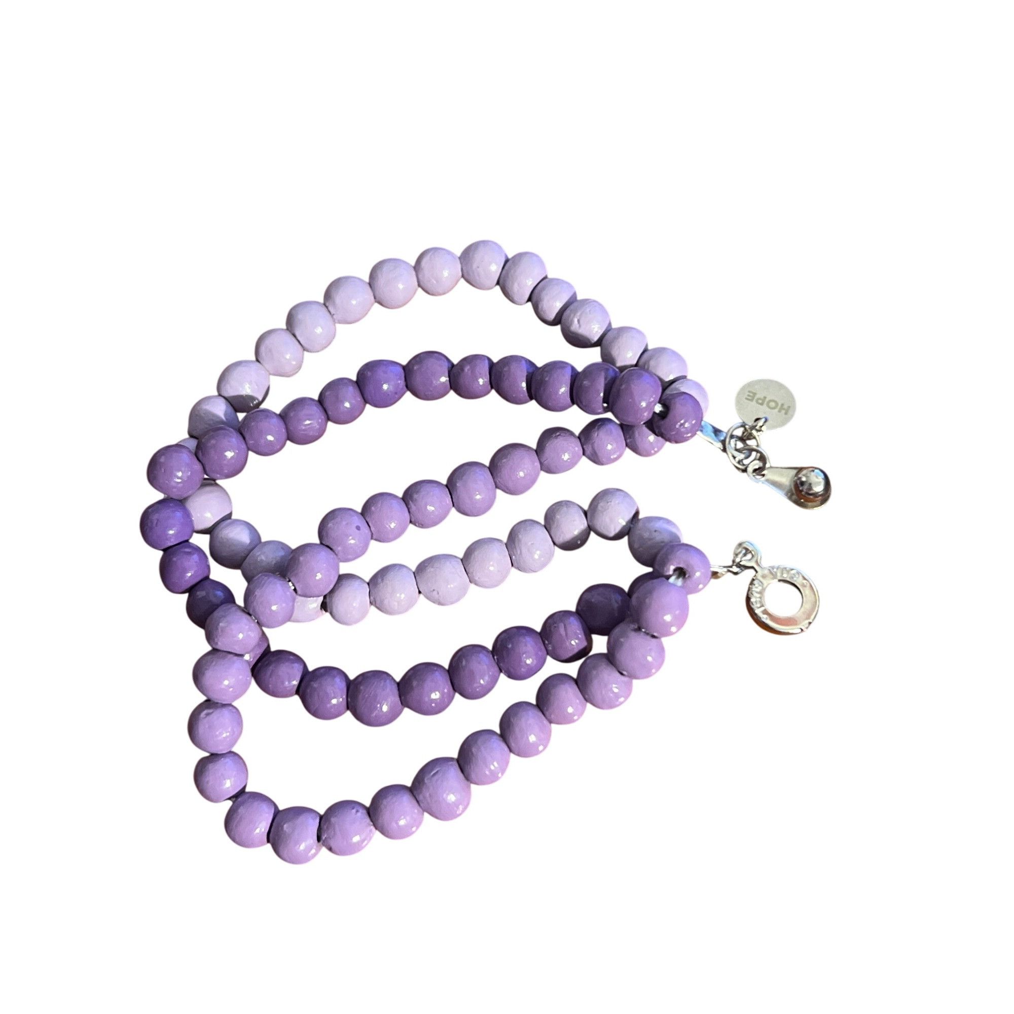 Other Vintage Teng Yue Multi Strand Bracelet Purple Beads Snap Clo Size ONE SIZE - 5 Thumbnail